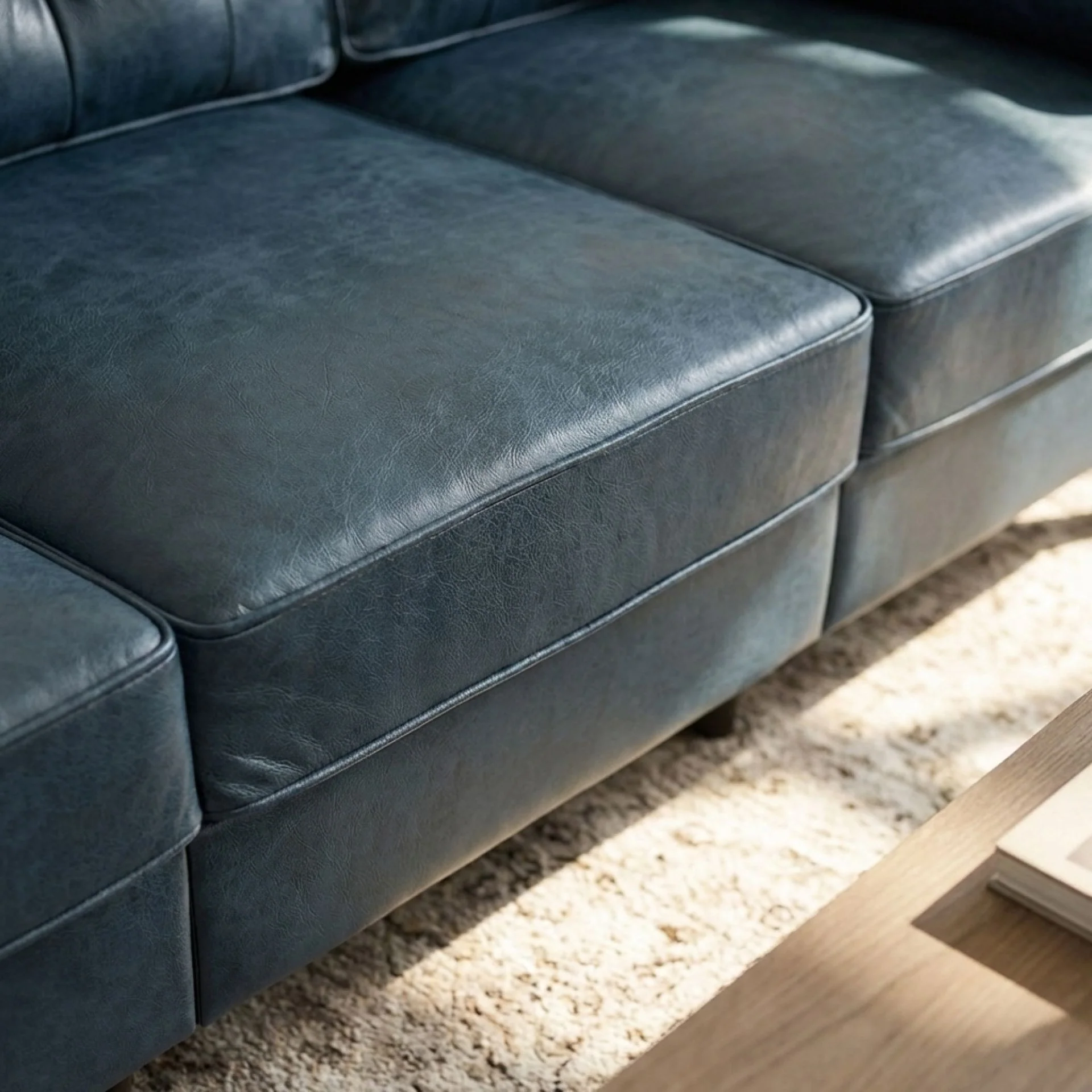 Apex 3 Seater Sofa - Blue - Image 6