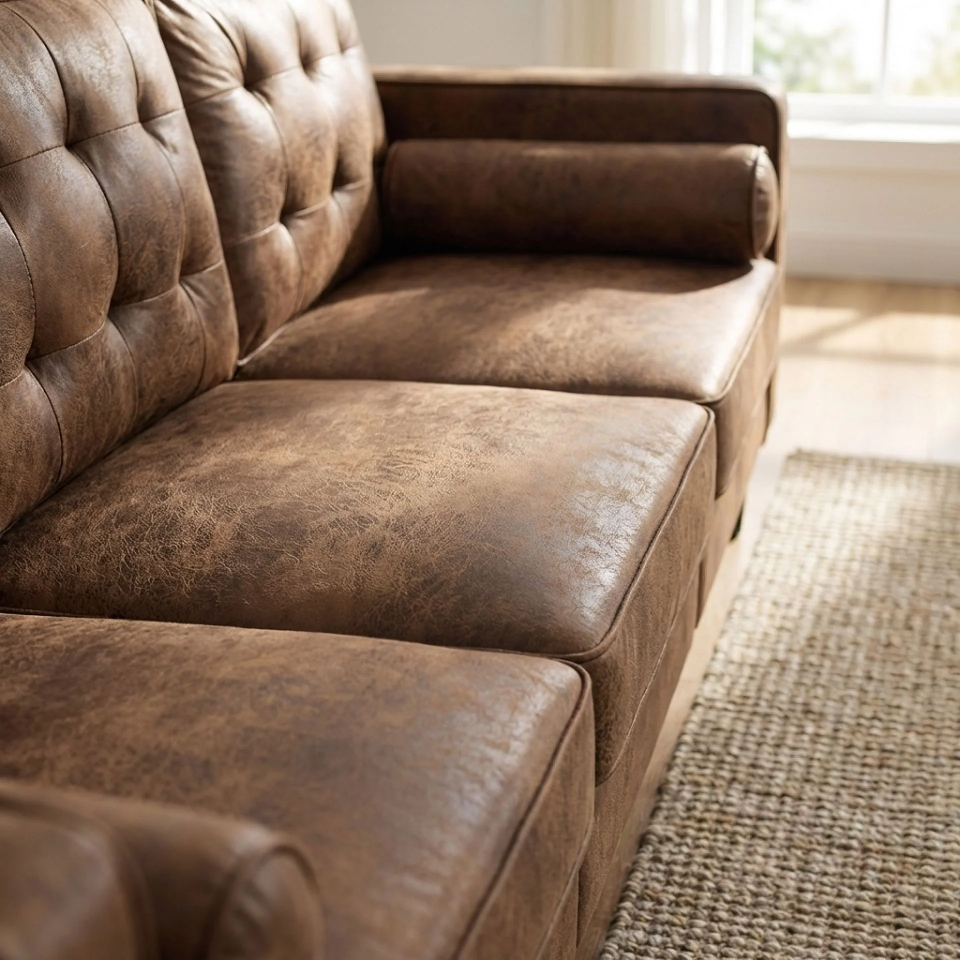 Apex 3 Seater Sofa - Brown - Image 5