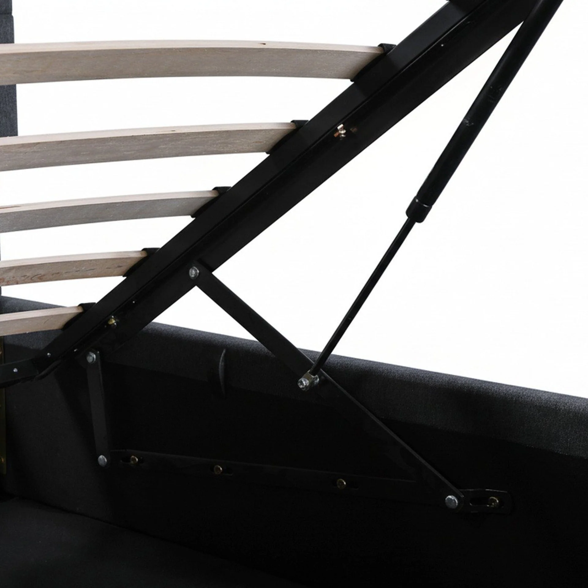 Arbor Queen Gas Lift Bed Frame - Dark Grey - Image 12