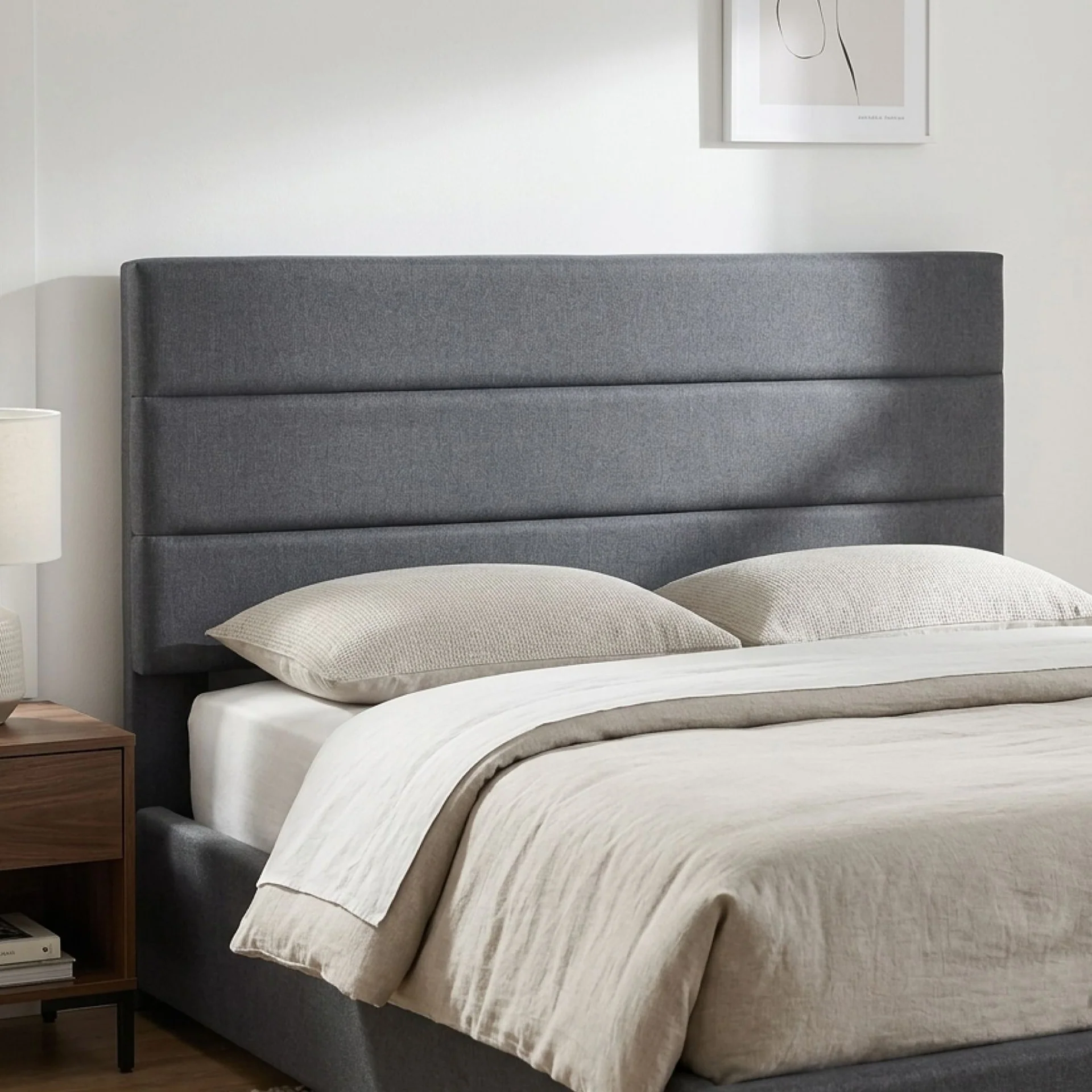 Arbor Queen Gas Lift Bed Frame - Dark Grey - Image 5