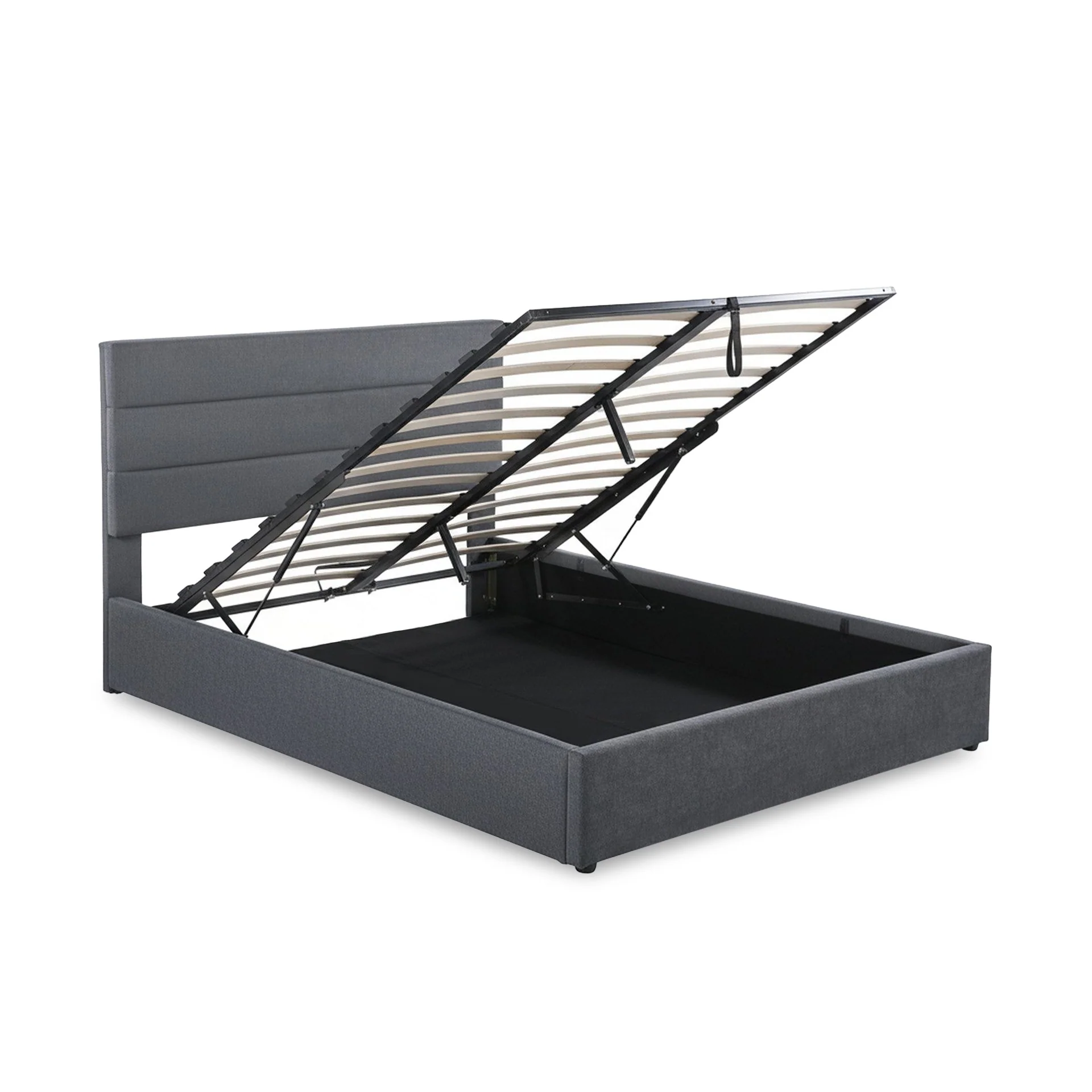 Arbor Queen Gas Lift Bed Frame - Dark Grey - Image 9