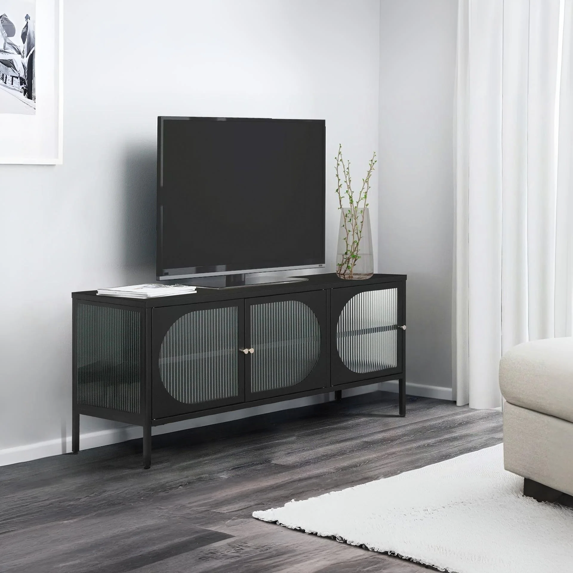 Arden 1.2m Entertainment Unit - Black