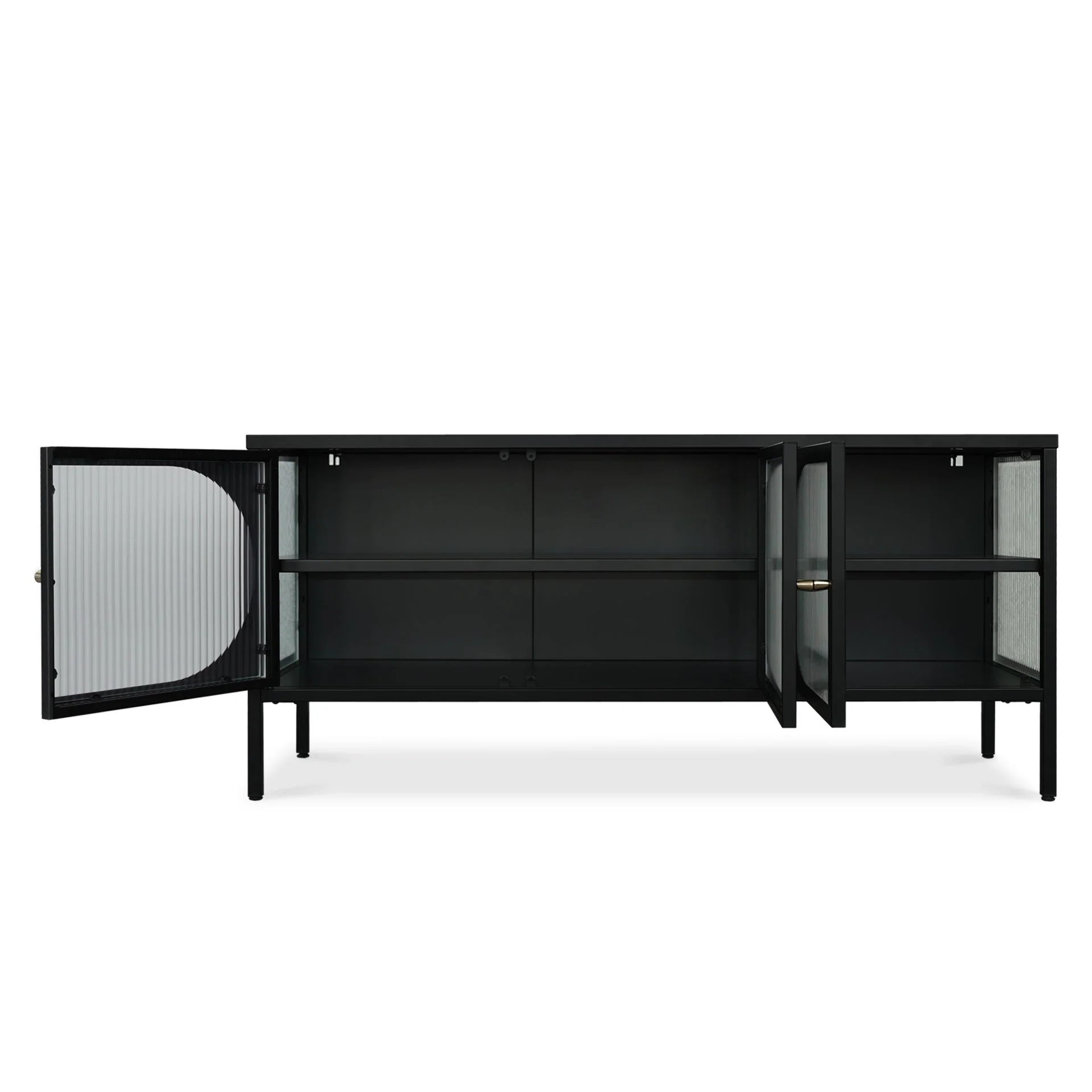 Arden 1.2m Entertainment Unit - Black - Image 4