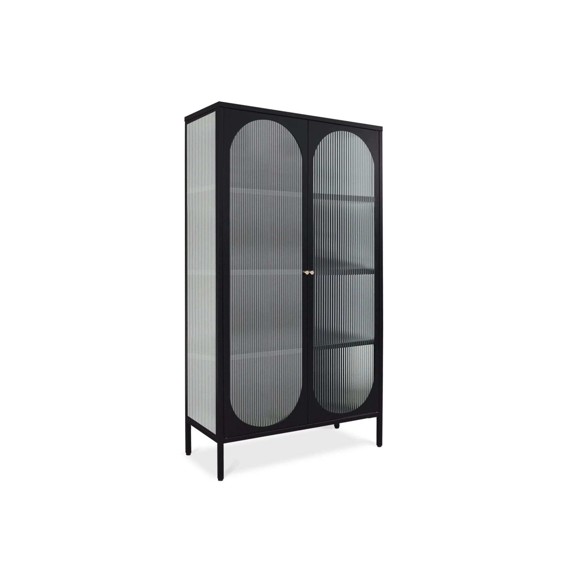 Arden 1.5m Storage Cabinet - Black - Image 2