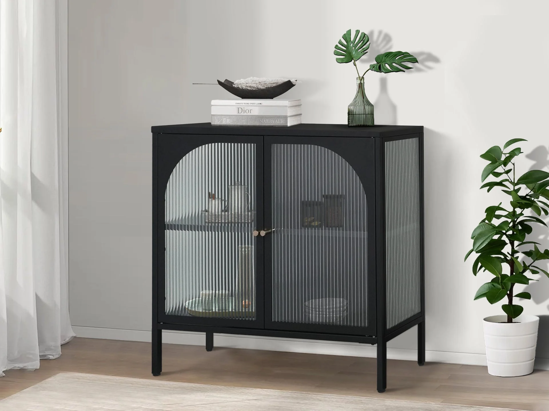 Arden 80cm Sideboard Buffet Table - Black