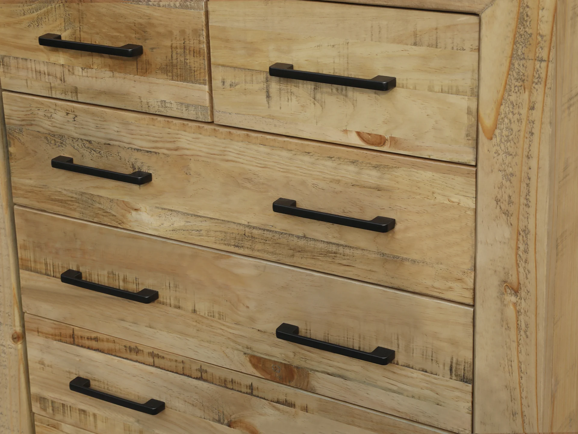 Argento Solid Wood 6 Drawer Tallboy - Delhi - Image 4