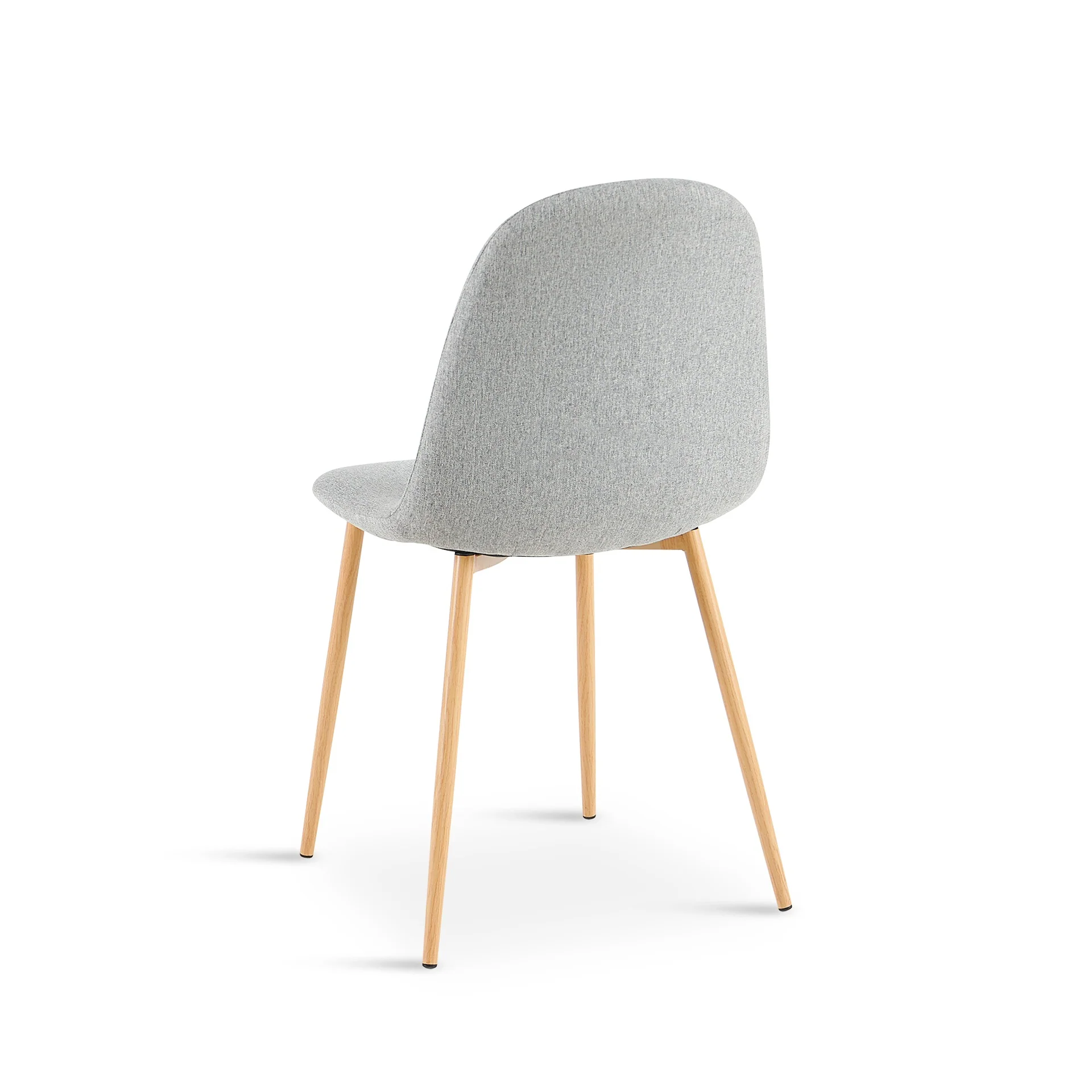 Arlo Linen Dining Chair - Set of 4 - Light Grey - Image 10