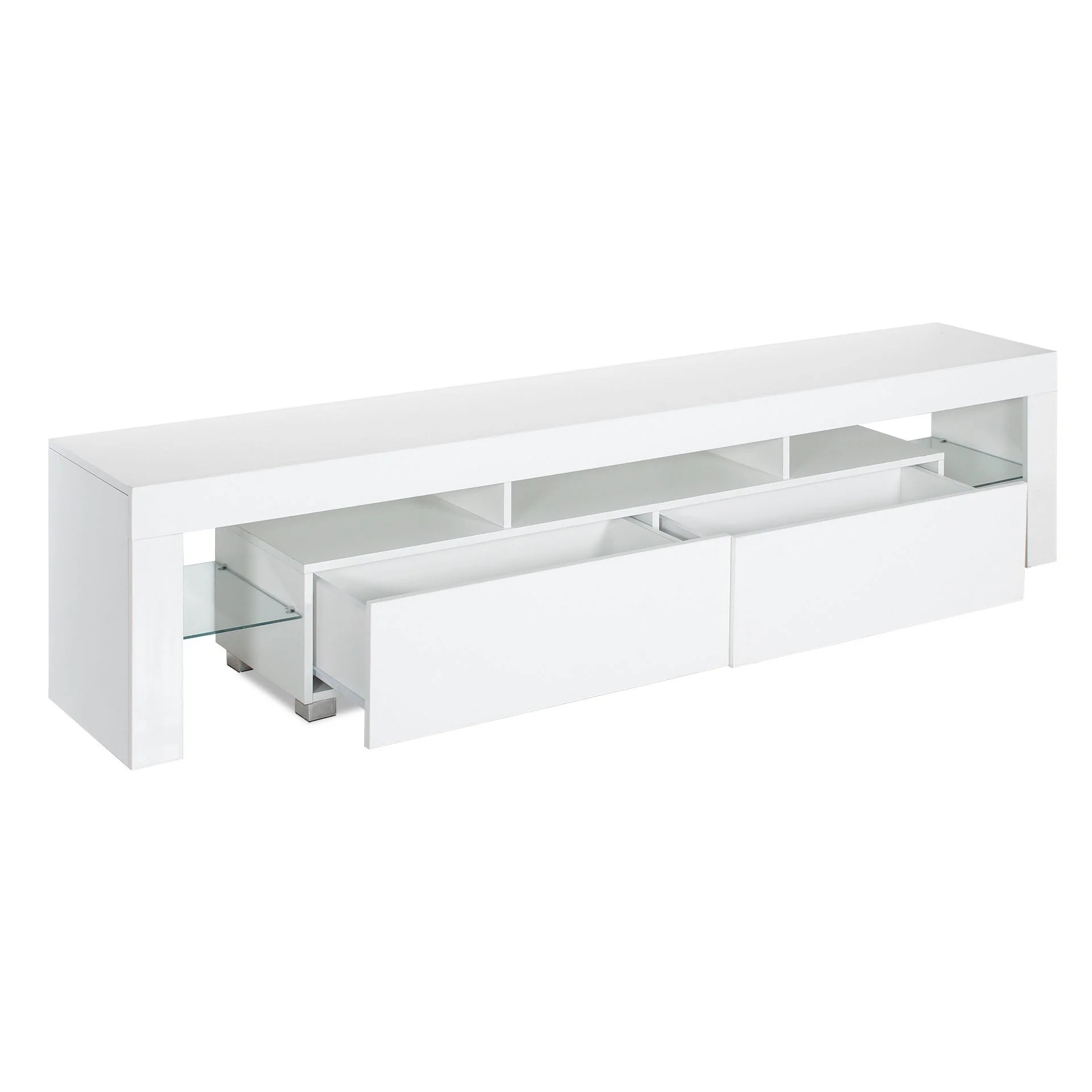Arvada 2m LED Entertainment Unit - White - Image 8