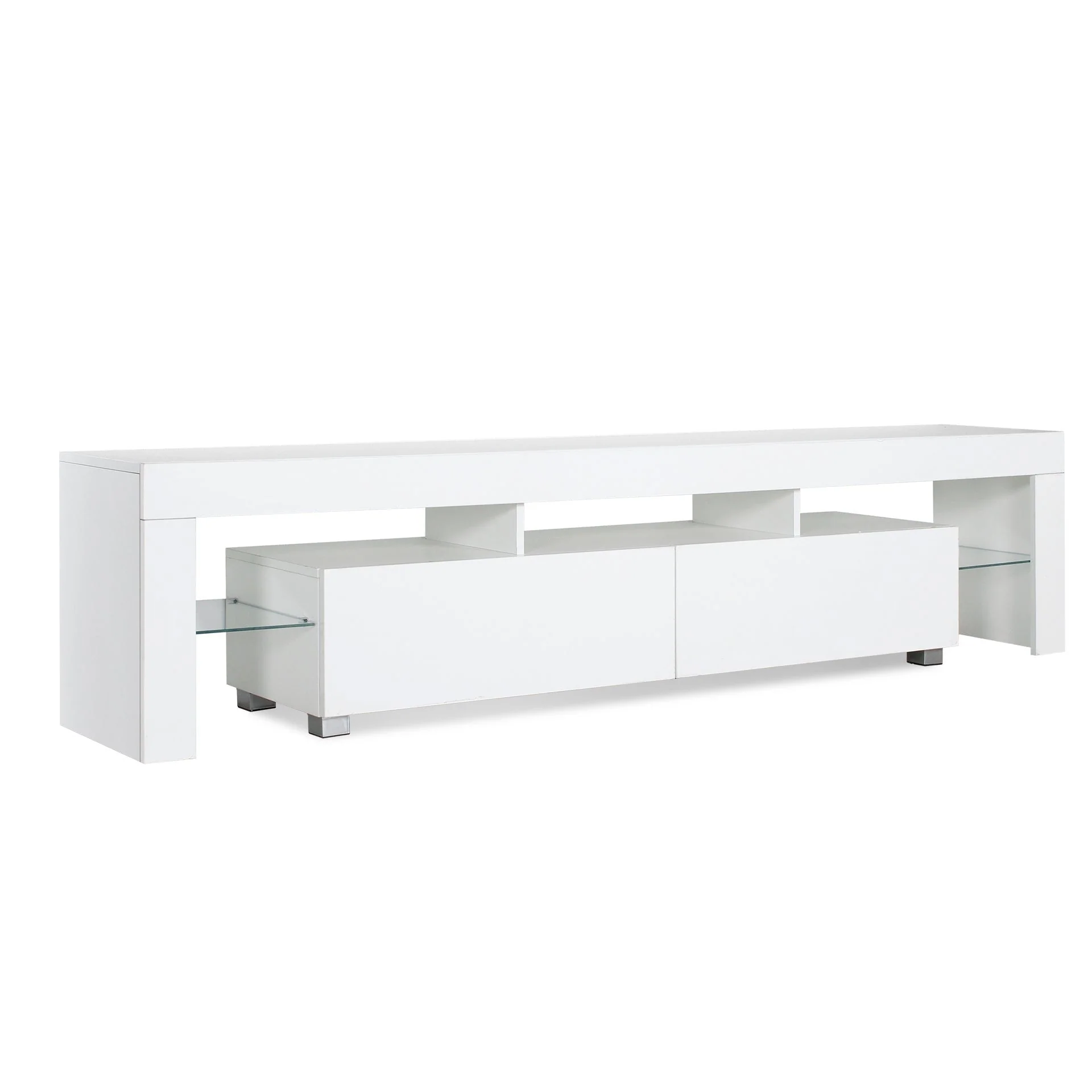 Arvada 2m LED Entertainment Unit - White - Image 9