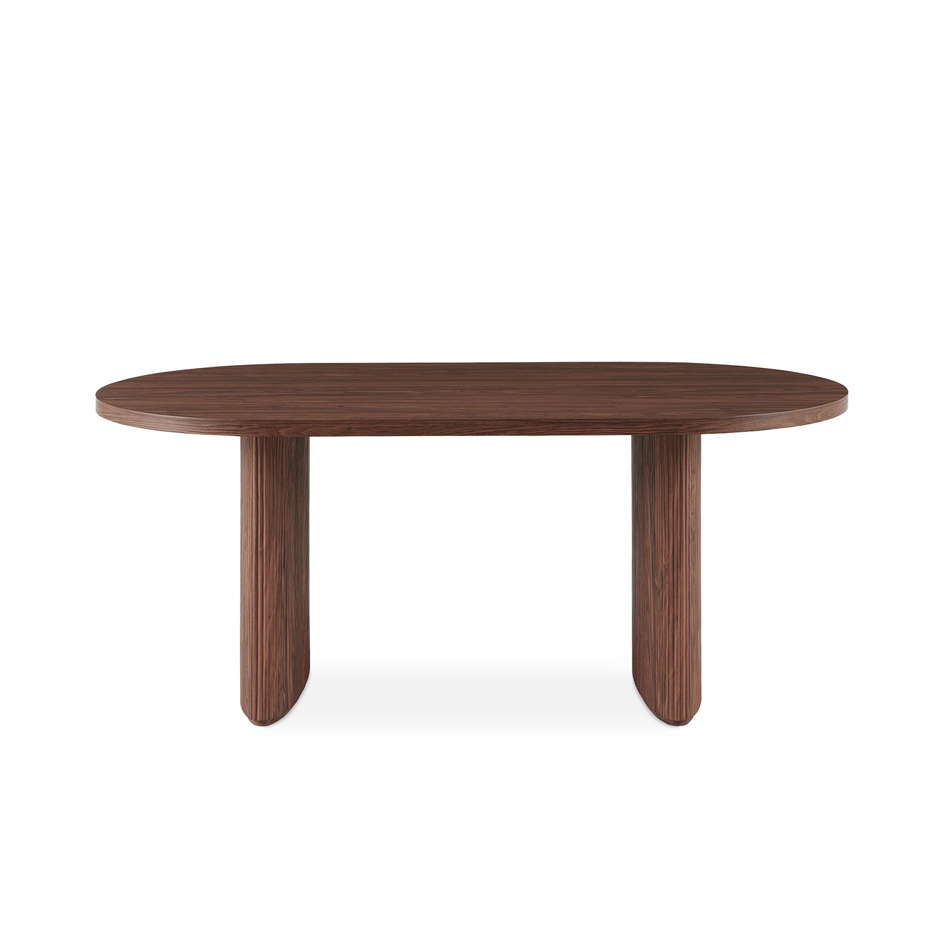 Arvola Rectangle Dining Table 180x95cm - Walnut - Image 10