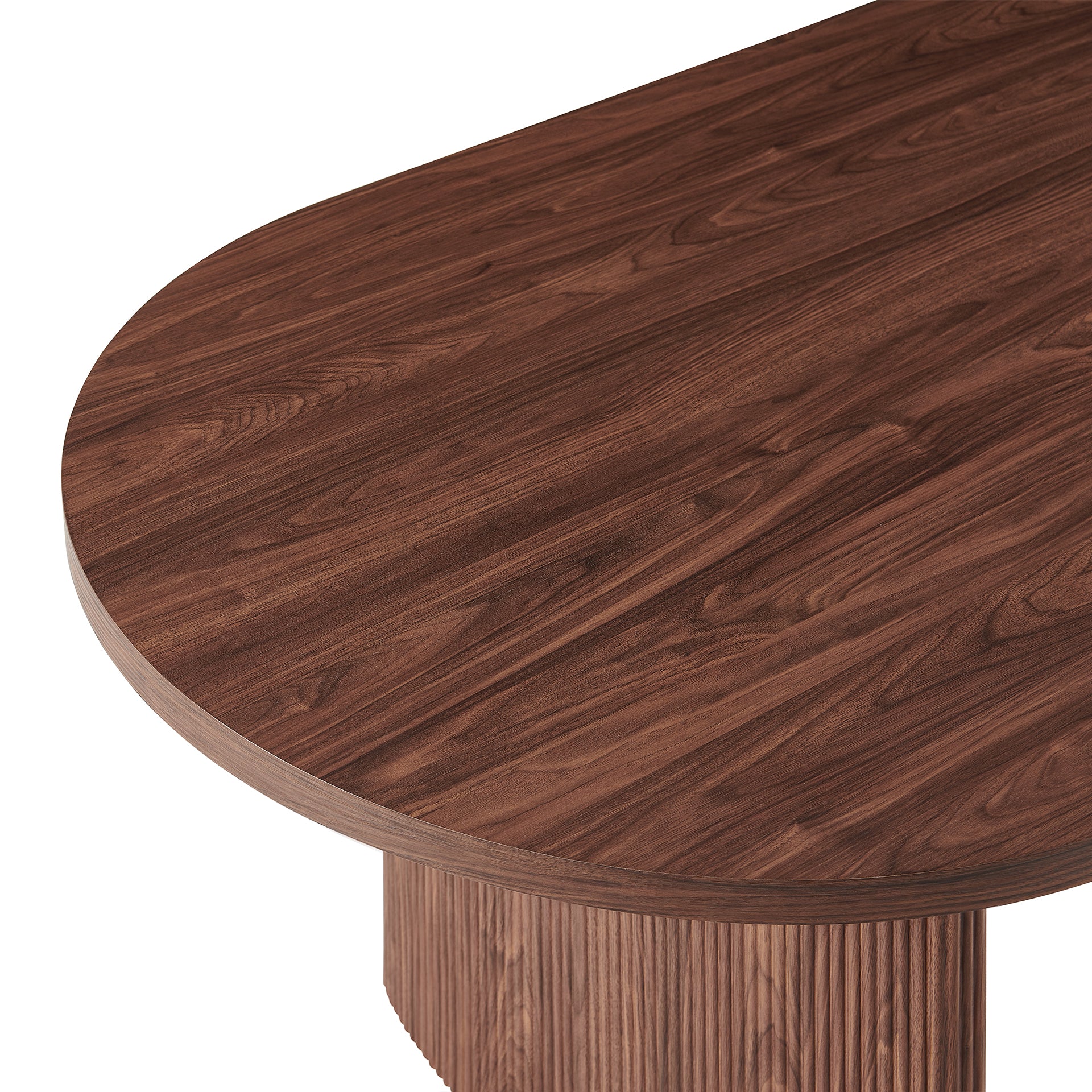 Arvola Rectangle Dining Table 180x95cm - Walnut - Image 11