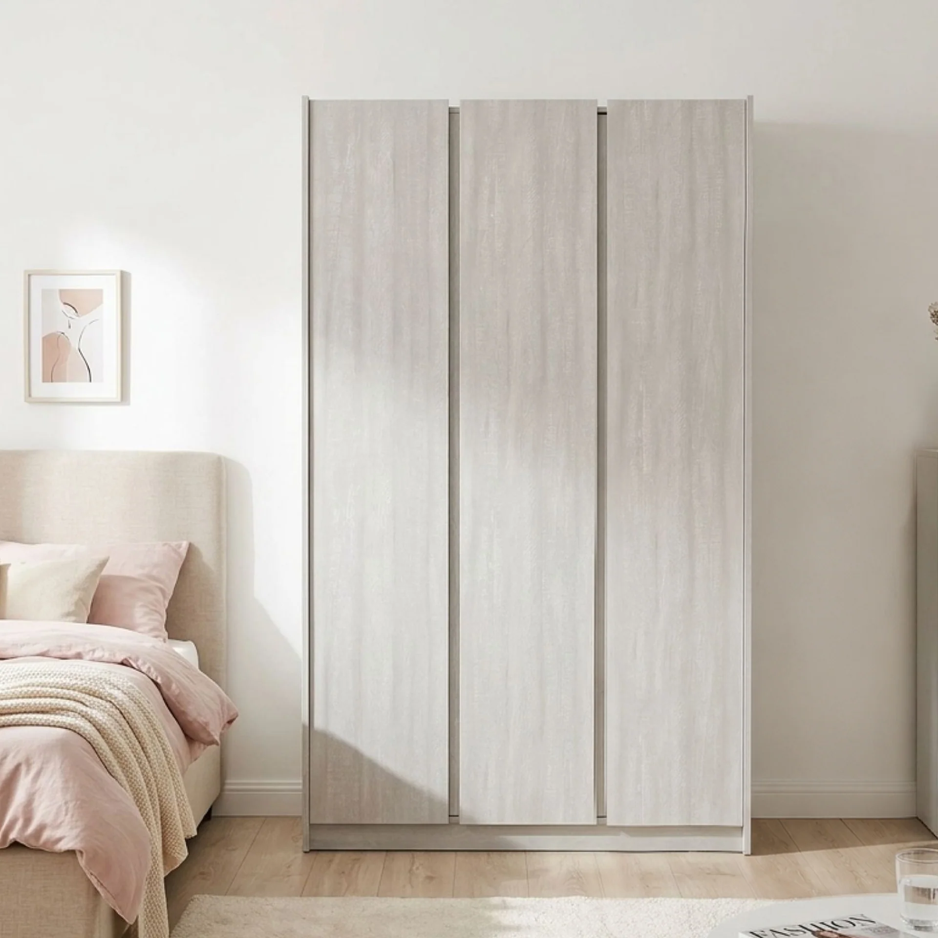 Ashton 3 Door Wardrobe - Grey Oak - Image 4