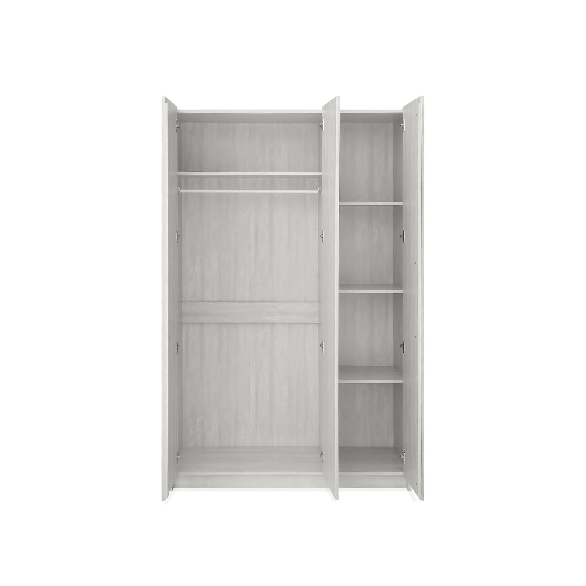 Ashton 3 Door Wardrobe - Grey Oak - Image 9