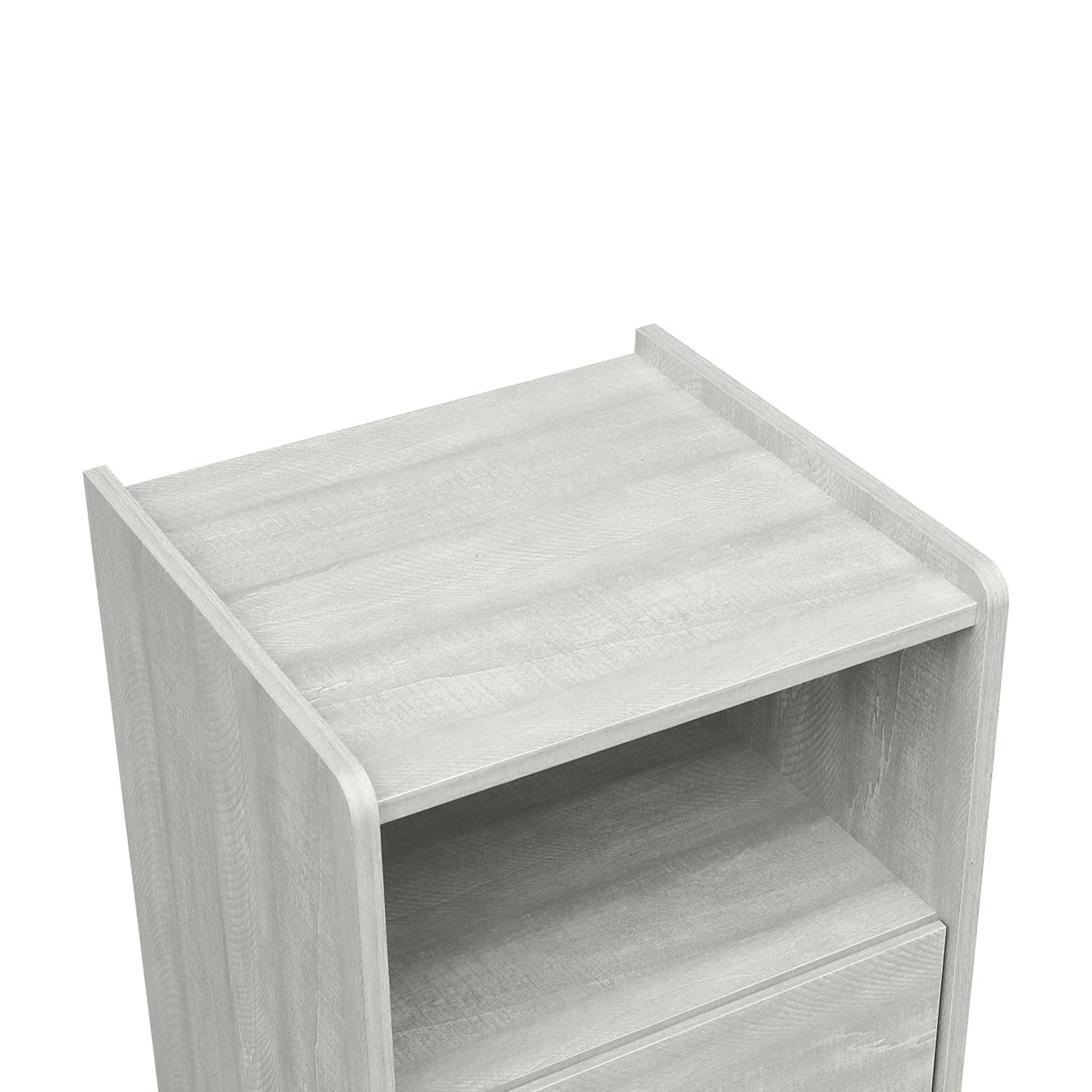 Ashton Bedside Table - Grey Oak - Image 10