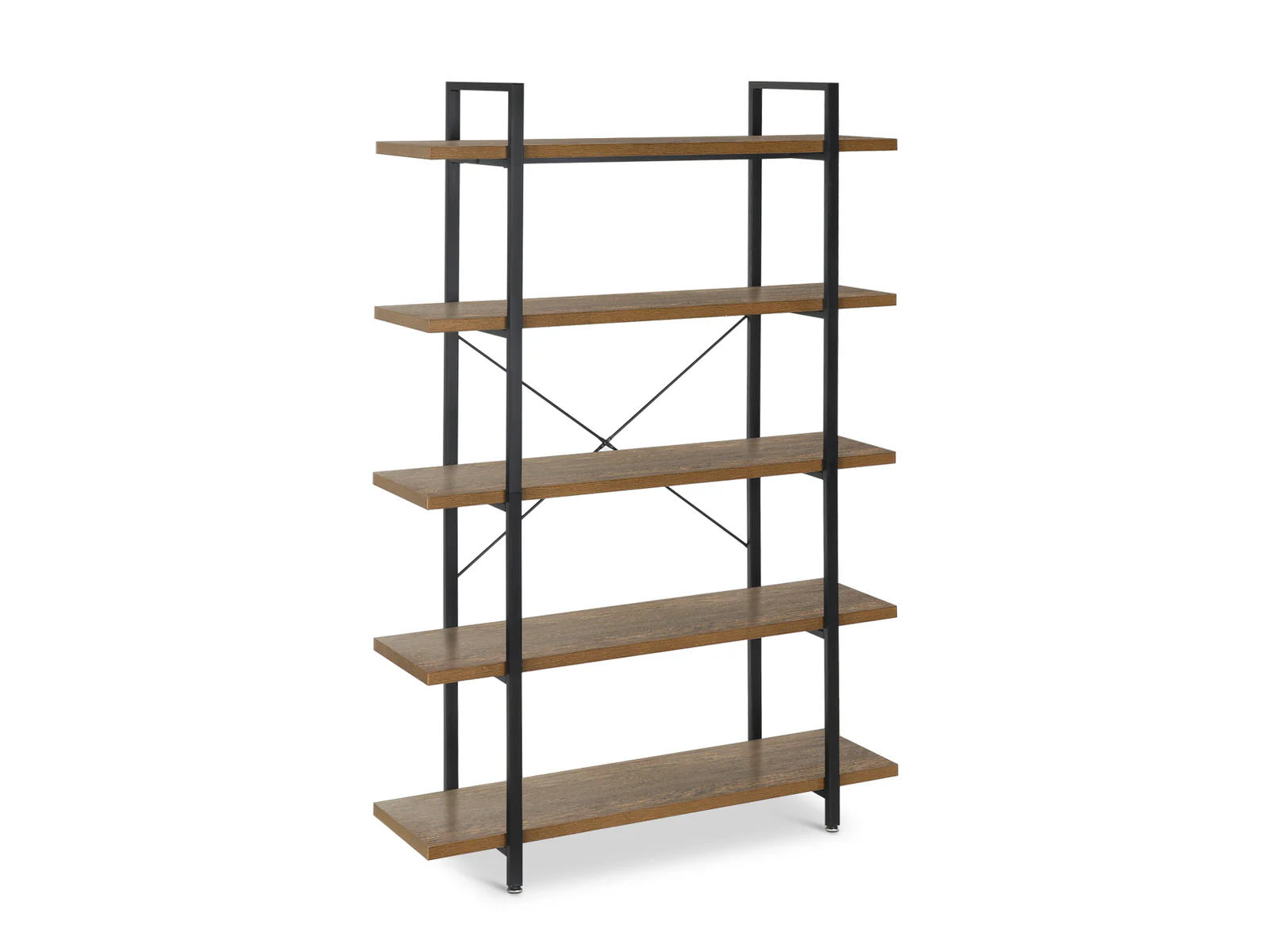 ASSAL 5 Tier Bookshelf - Oak - Image 4