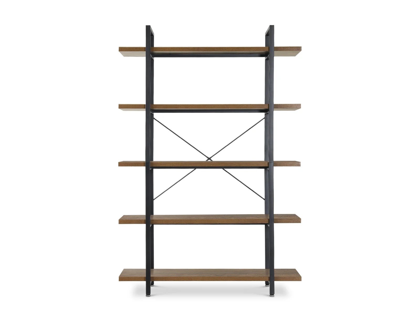 ASSAL 5 Tier Bookshelf - Oak - Image 5