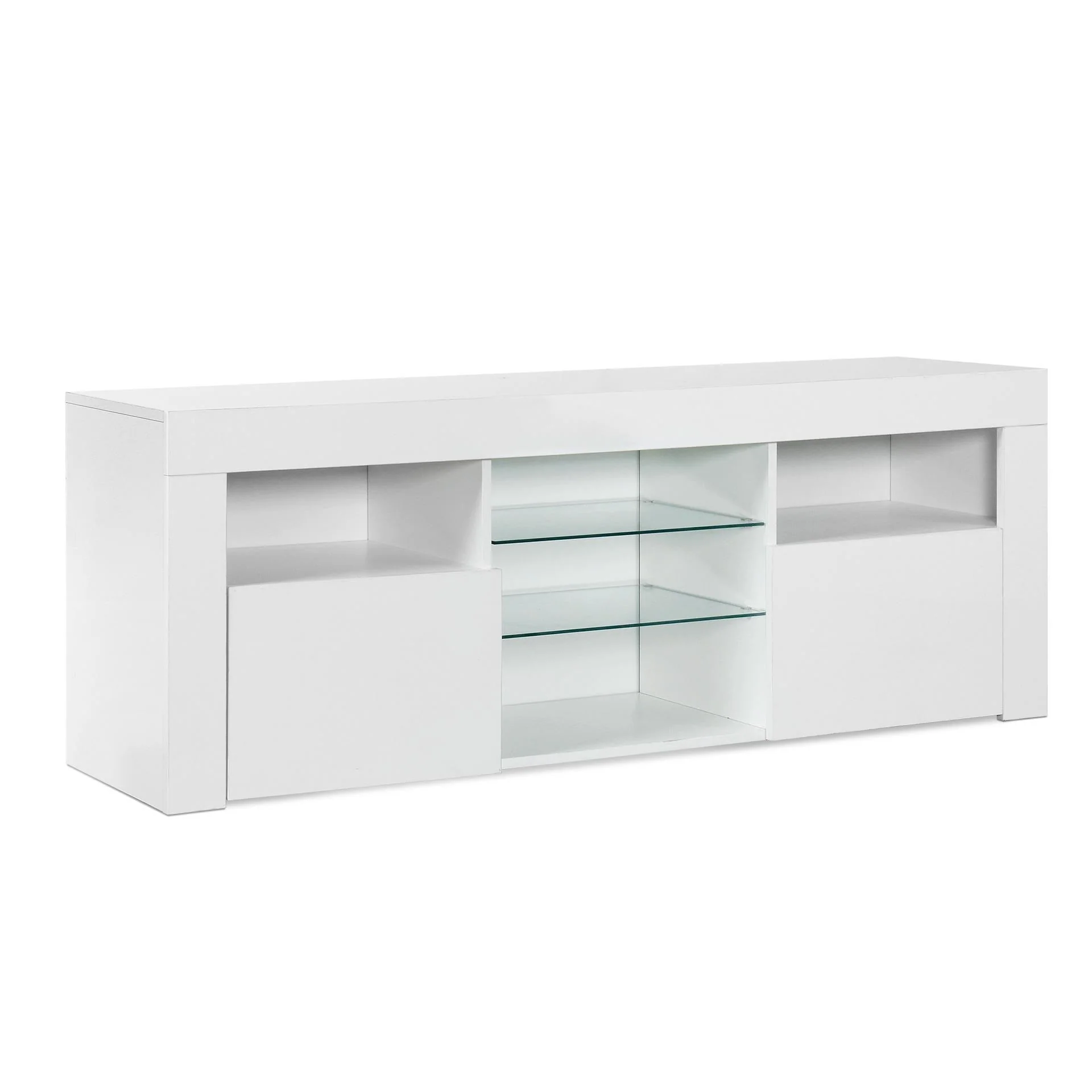 Atka 1.45m LED Entertainment Unit - White - Image 11