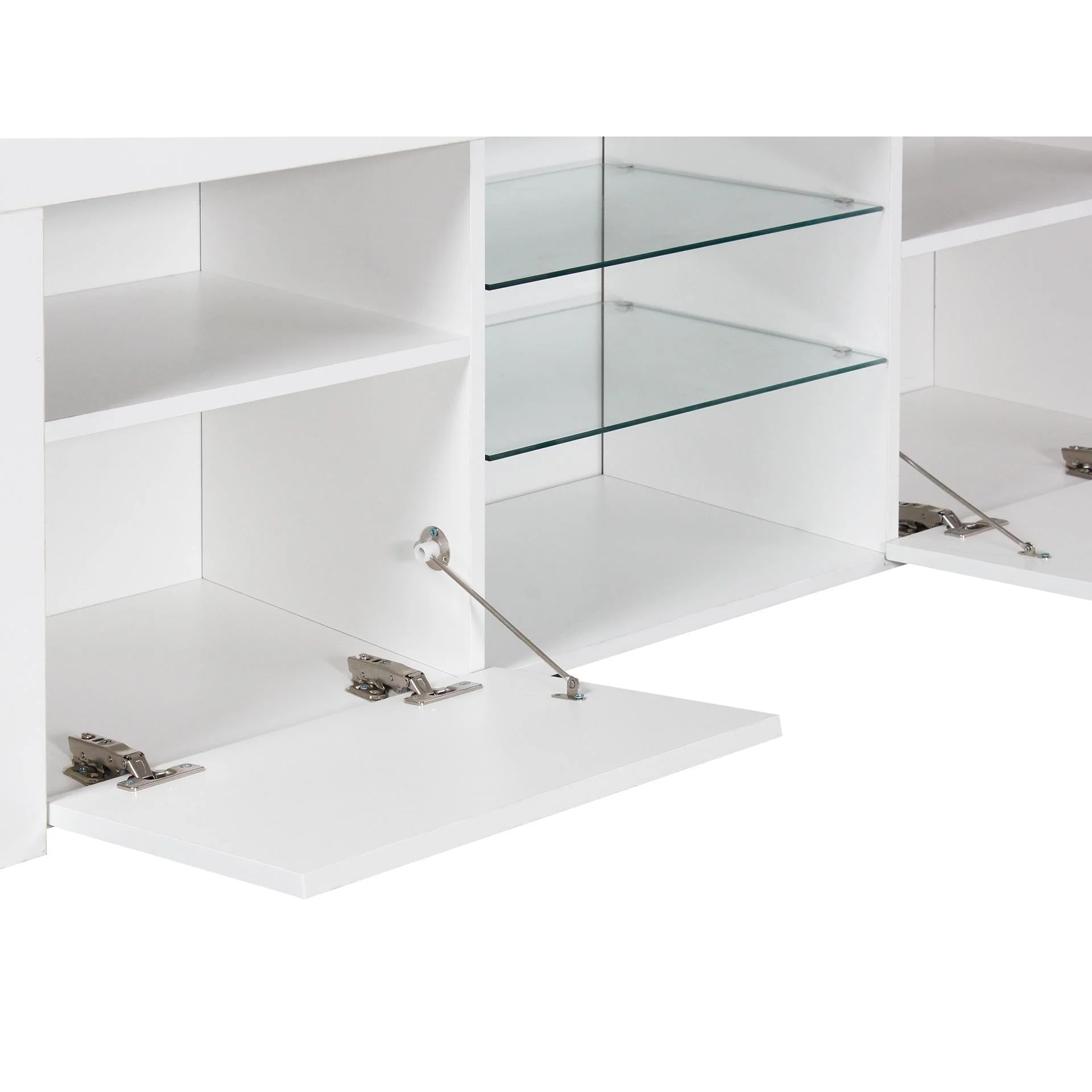 Atka 1.45m LED Entertainment Unit - White - Image 14