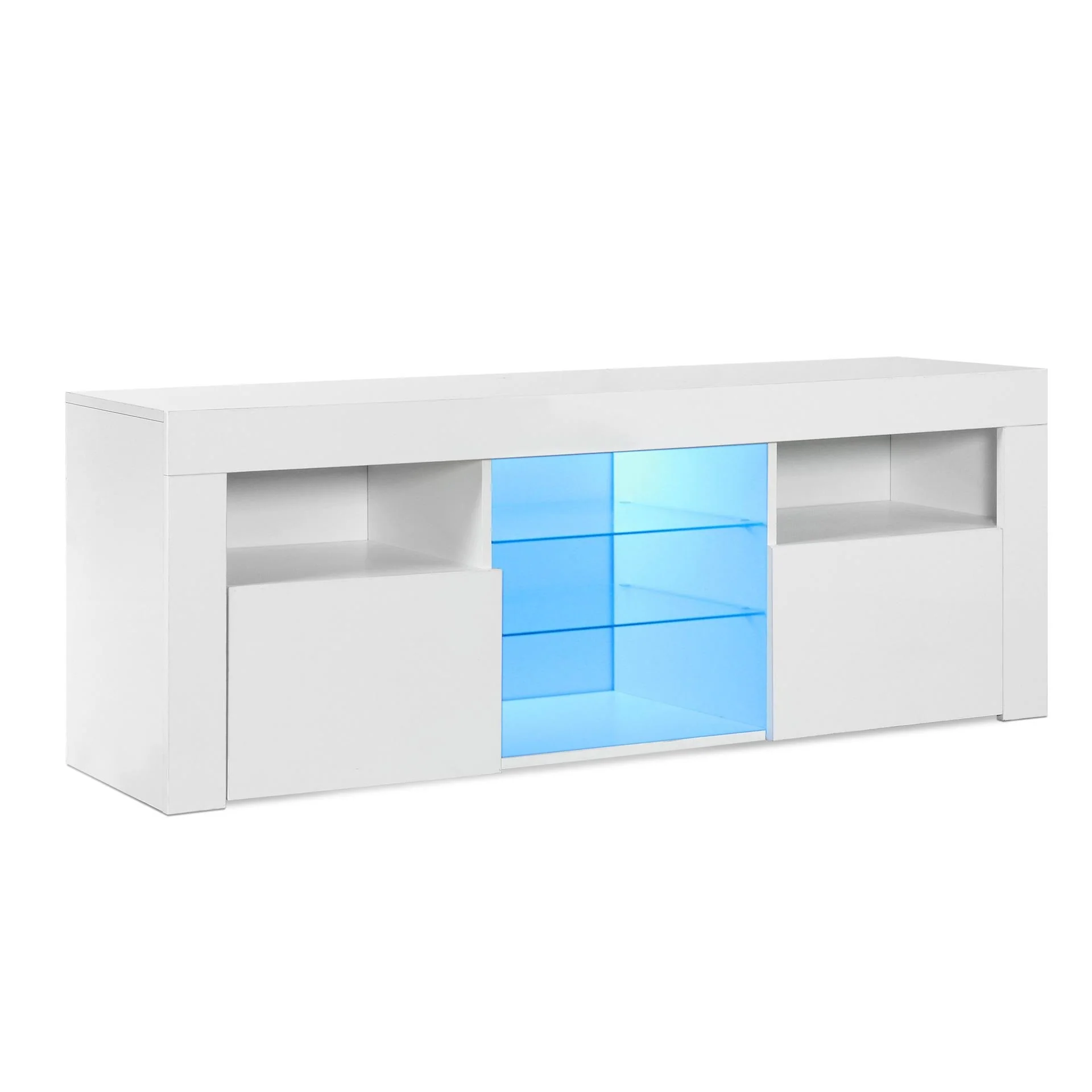 Atka 1.45m LED Entertainment Unit - White - Image 9