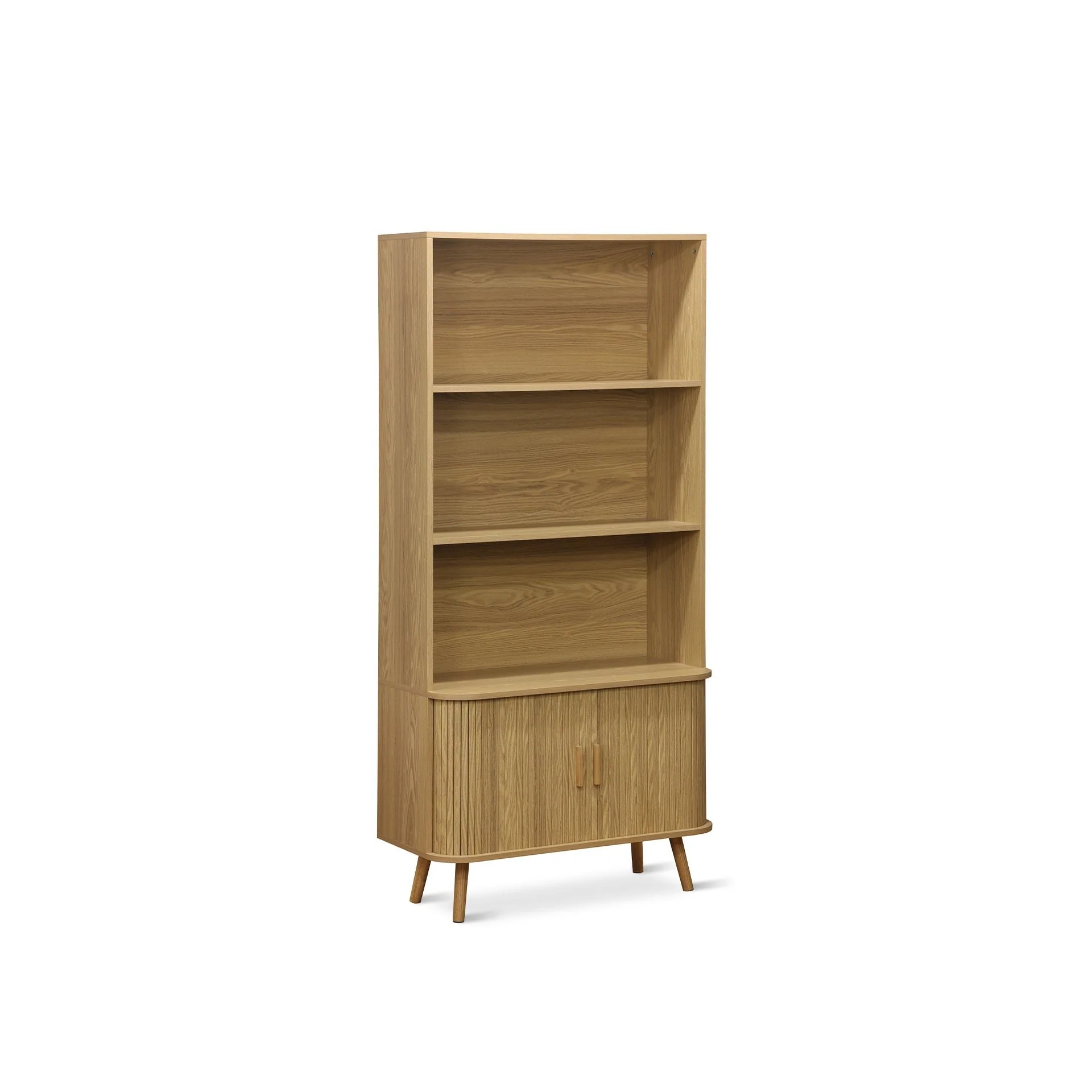 Atlantic 2 Door Bookshelf - Natural - Image 4