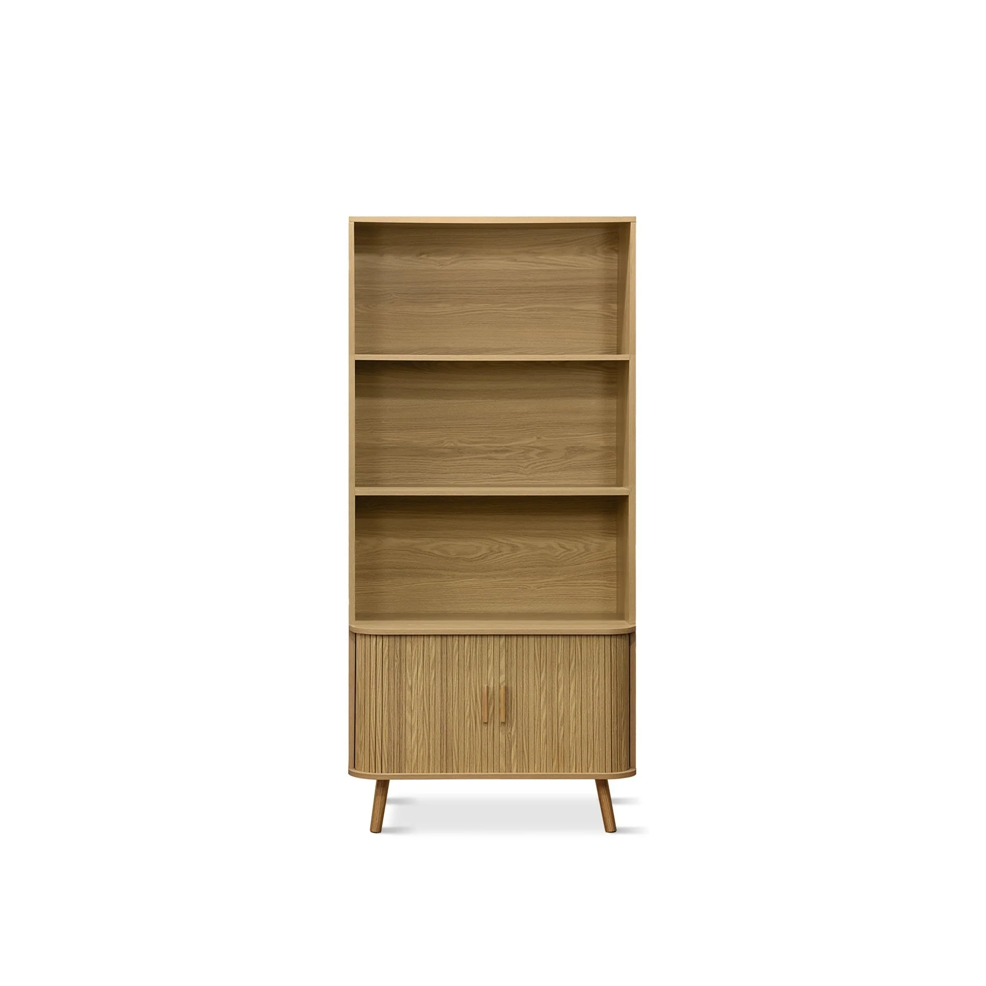 Atlantic 2 Door Bookshelf - Natural - Image 5