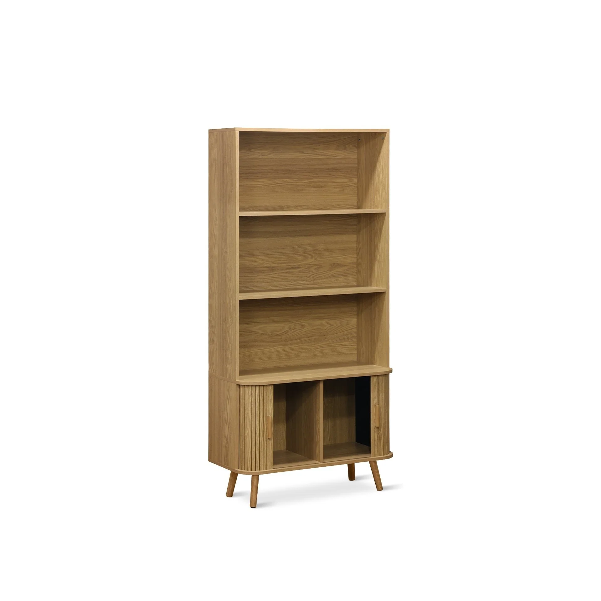 Atlantic 2 Door Bookshelf - Natural - Image 6