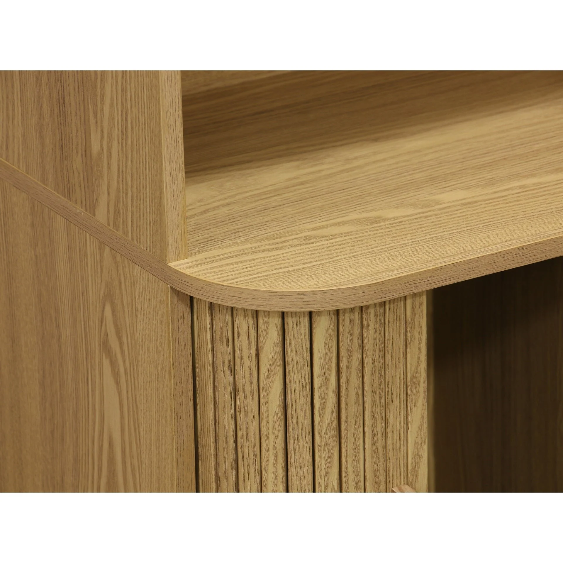 Atlantic 2 Door Bookshelf - Natural - Image 8