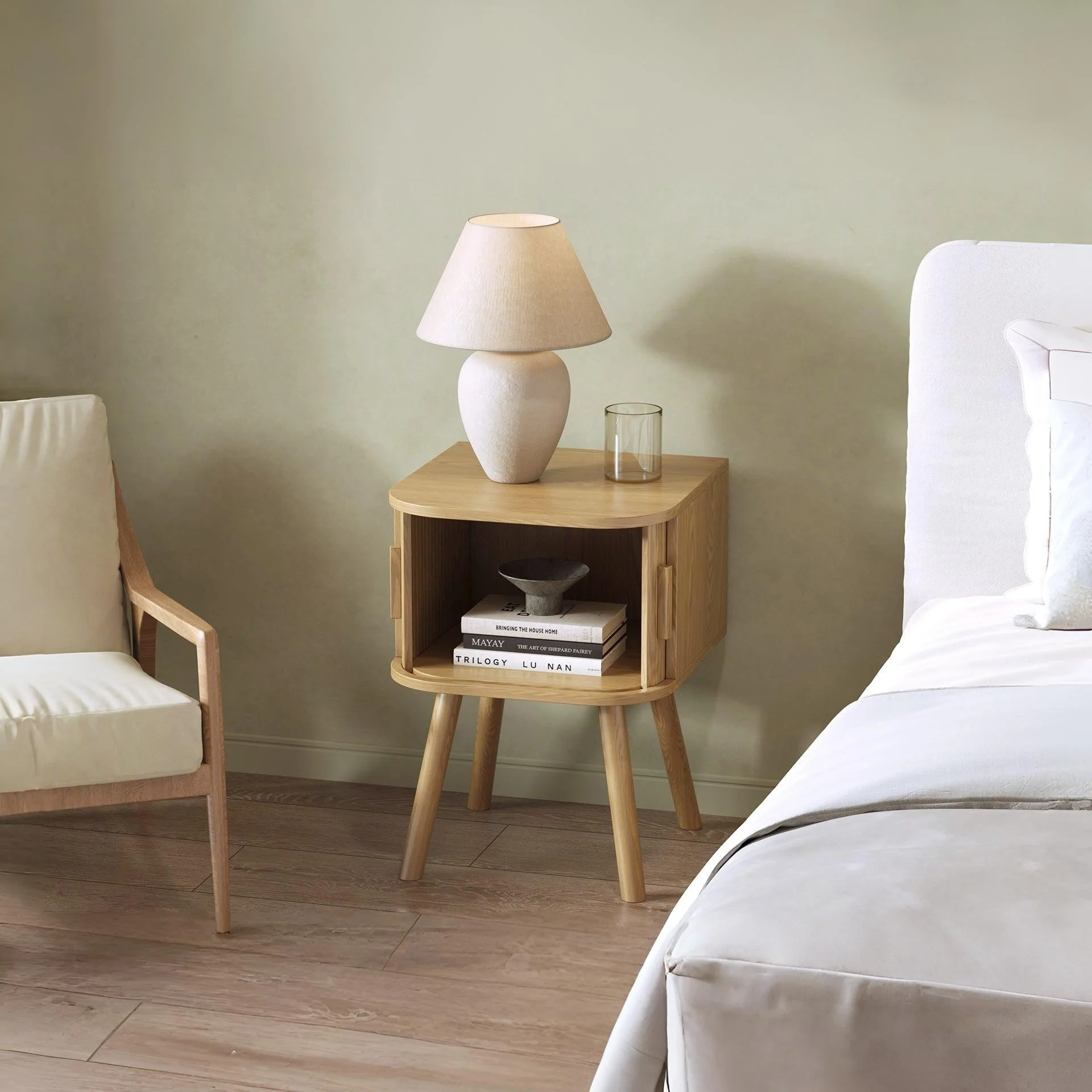 Atlantic Bedside Table - Natural - Image 3