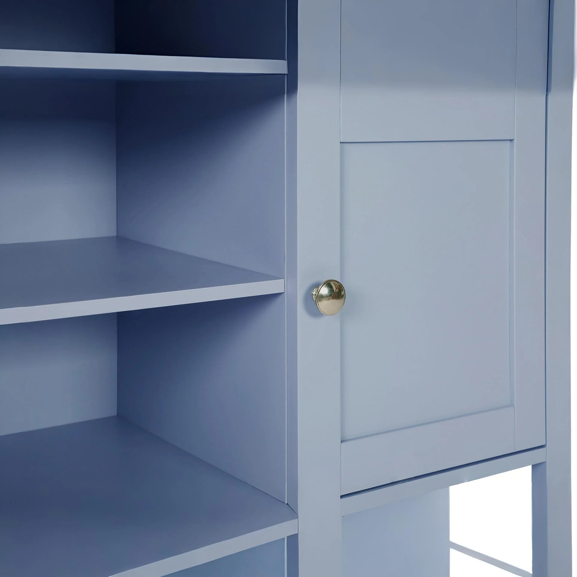 Atlas Wooden 1.2m Entertainment Unit - Blue Grey - Image 7