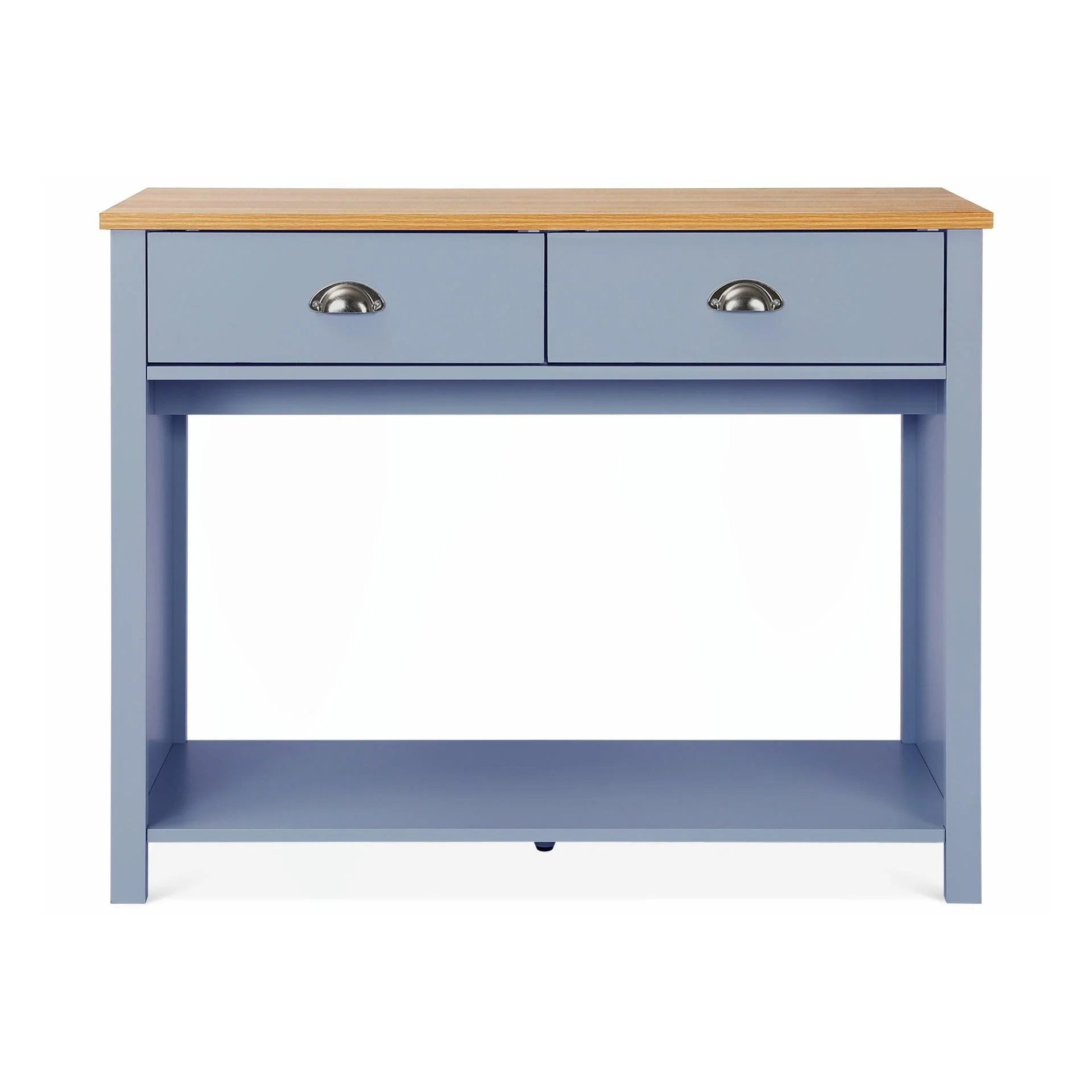 Atlas Wooden Console Table - Blue Grey - Image 3