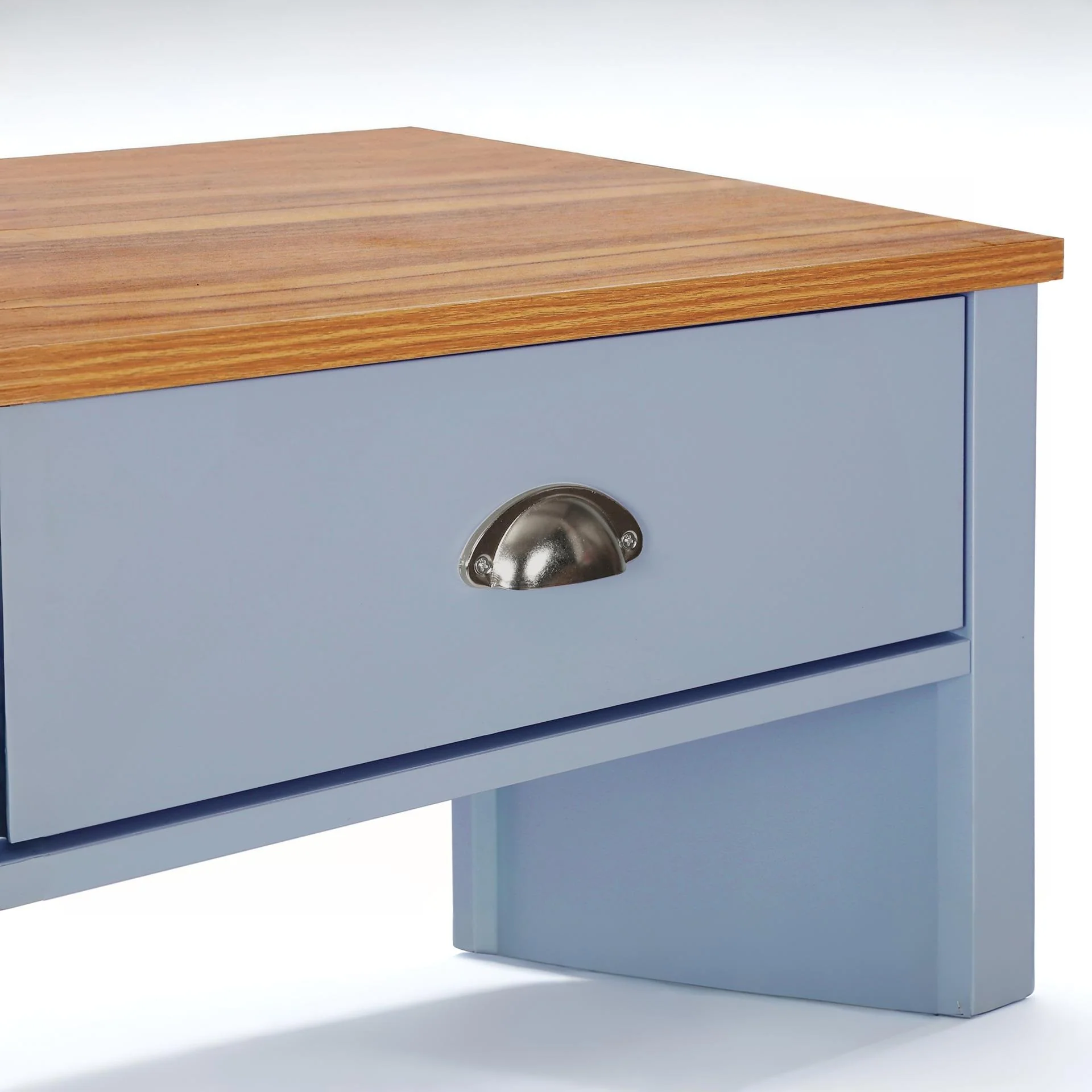 Atlas Wooden Console Table - Blue Grey - Image 6