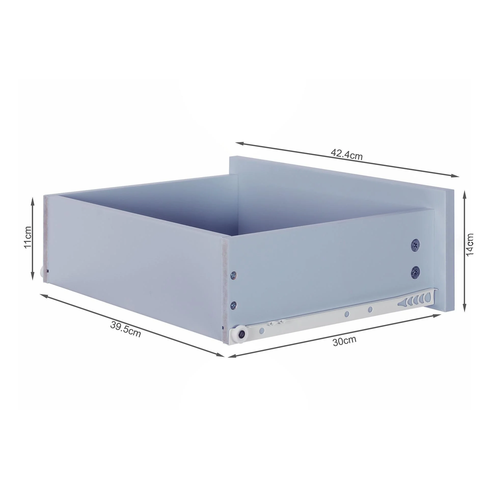 Atlas Wooden Console Table - Blue Grey - Image 7