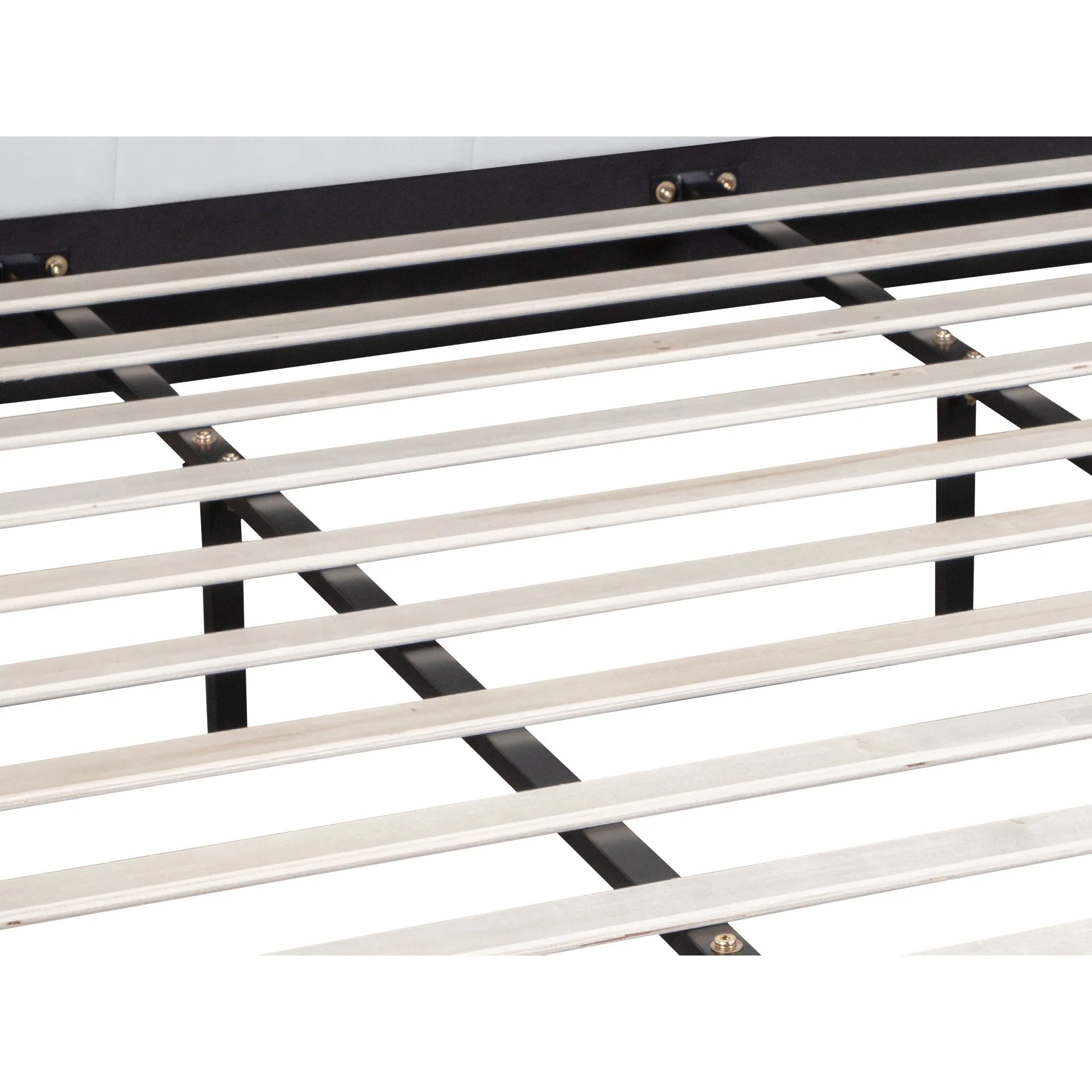 Augusta Super King PU Bed Frame - White - Image 5