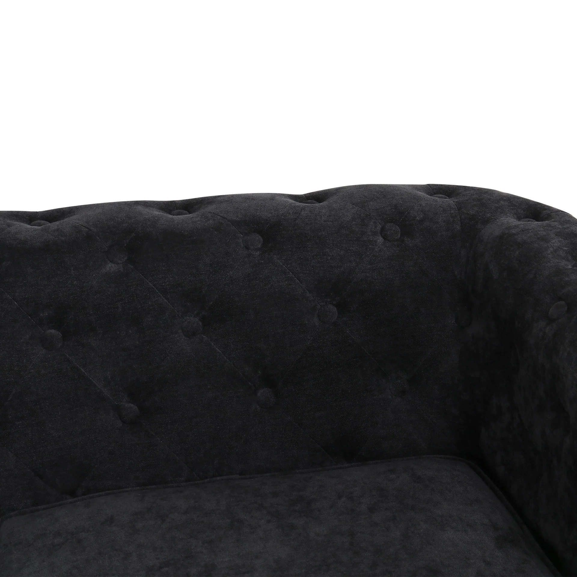 Aviana 3 Seater Sofa - Black - Image 12