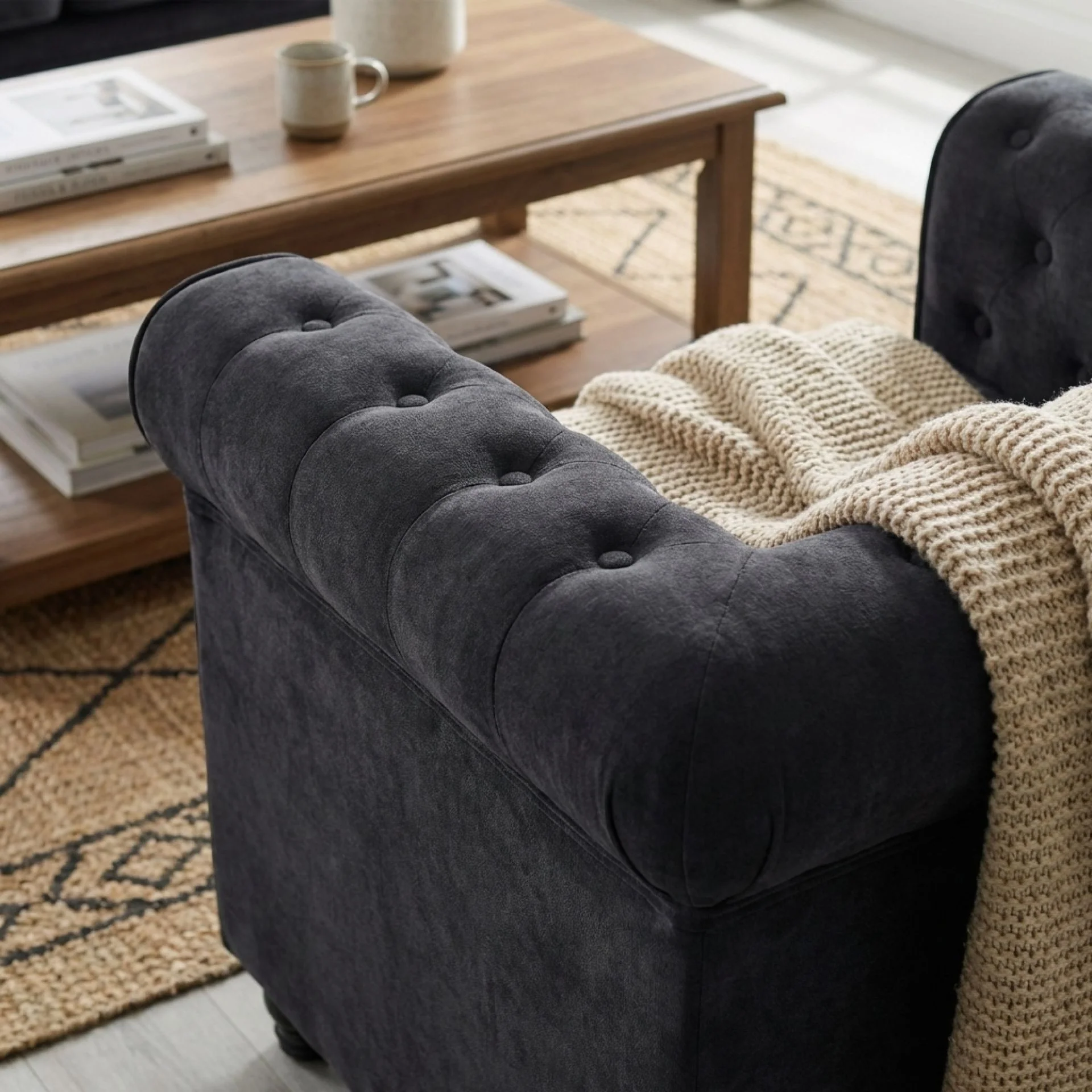 Aviana Occasional Chair - Black - Image 5