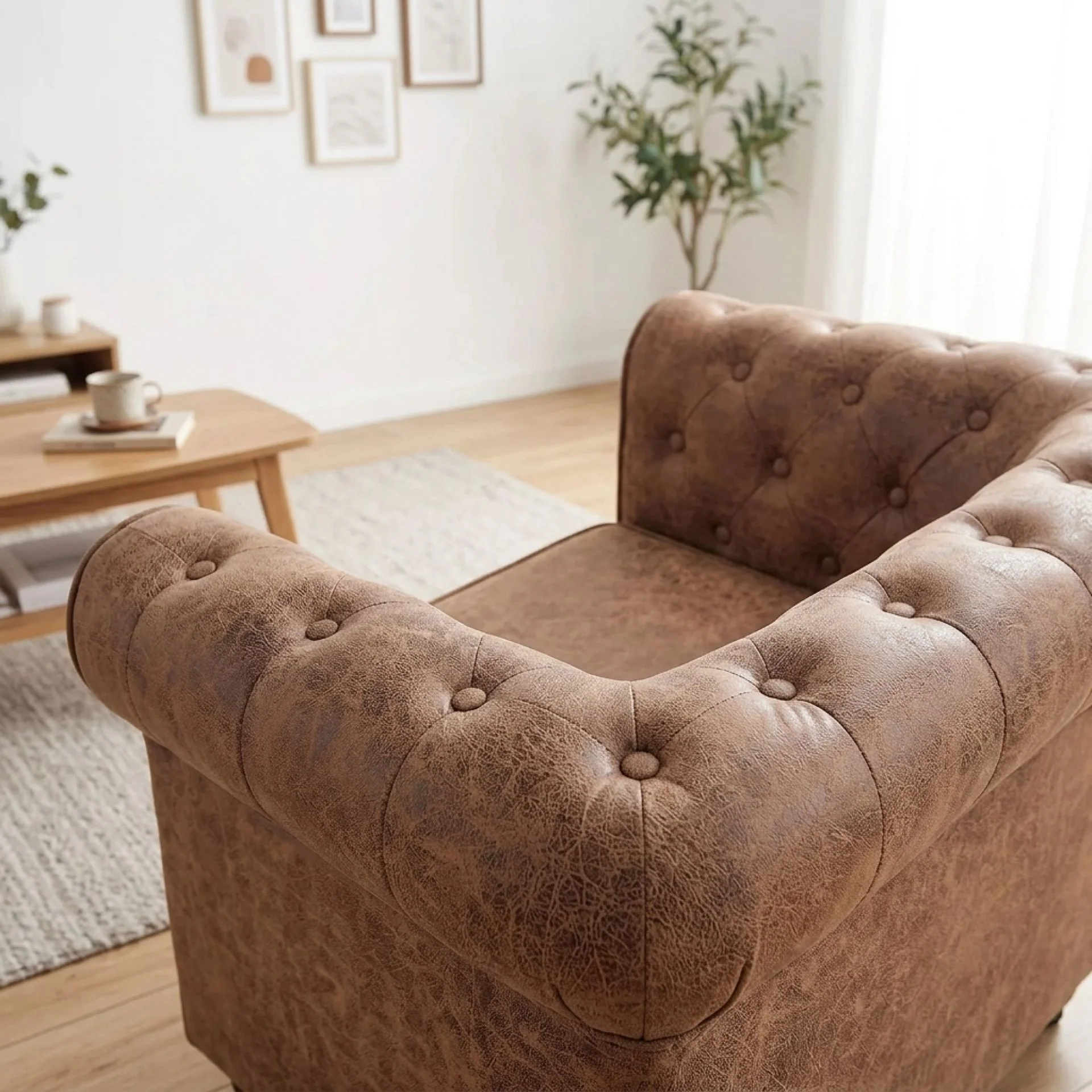 Aviana Occasional Chair - Brown - Image 4