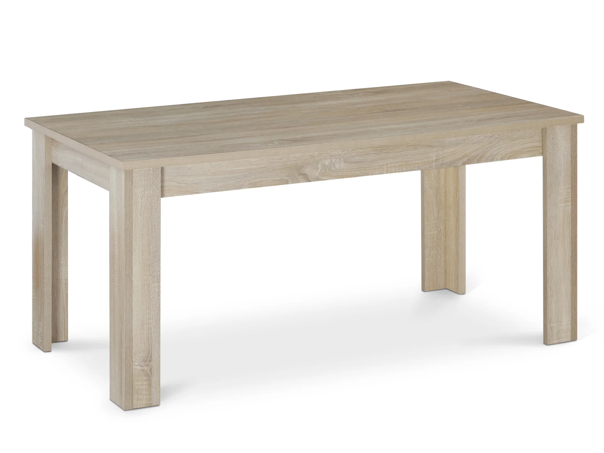 Azar Dining Table Rectangle 160 x 80cm - Oak - Image 3