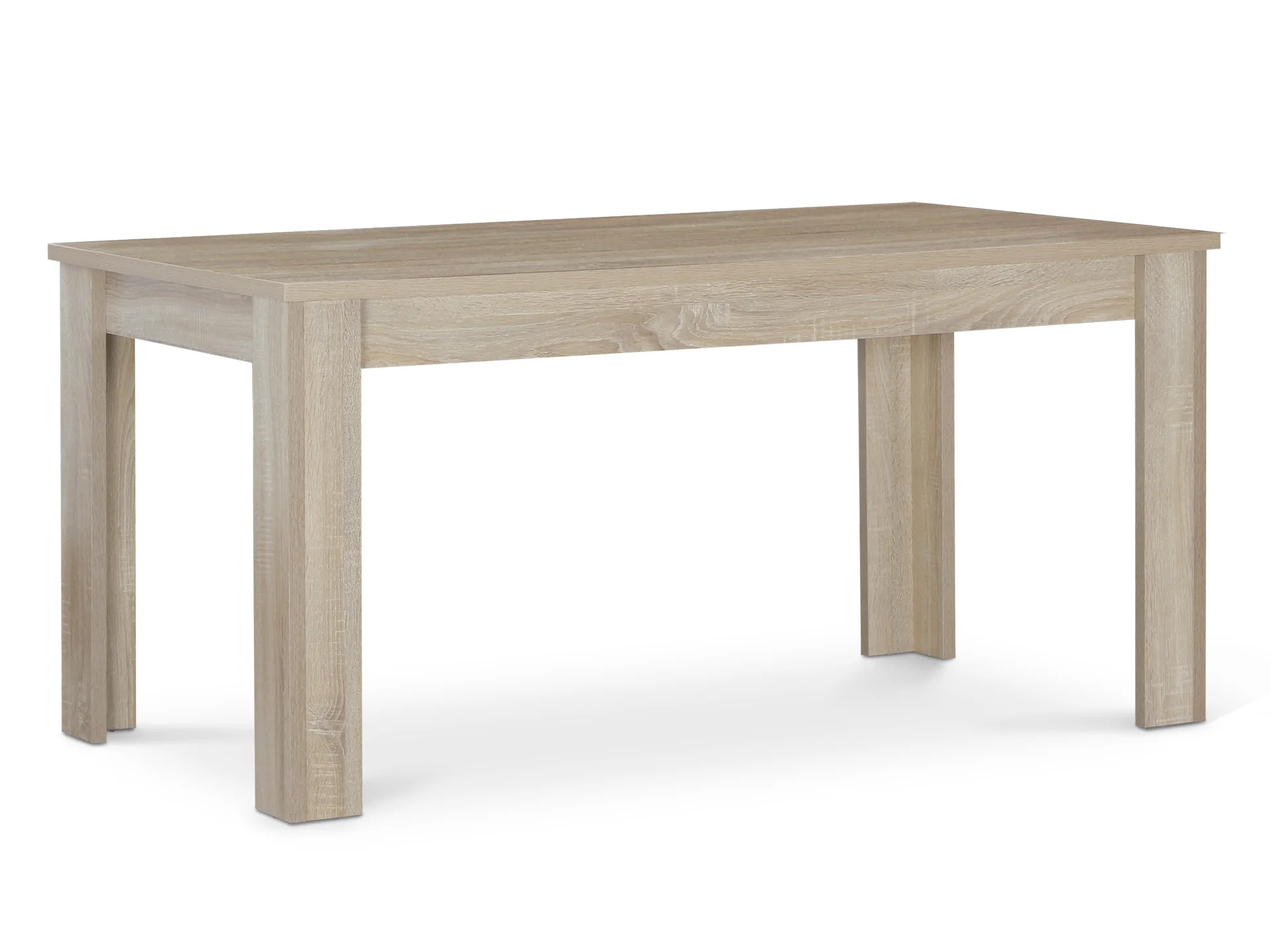 Azar Dining Table Rectangle 160 x 80cm - Oak - Image 6