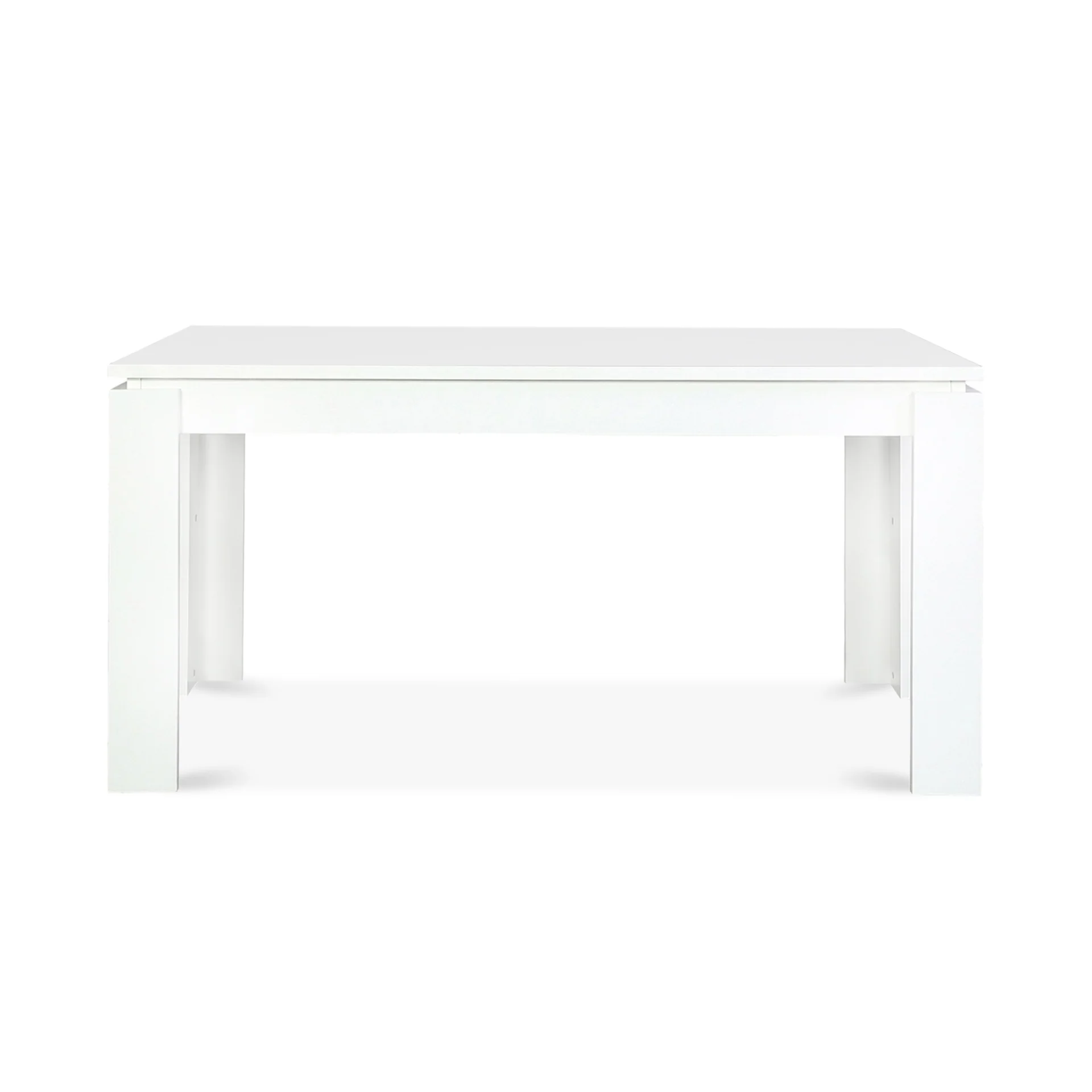 Azar Dining Table Rectangle 160 x 80cm - White - Image 8