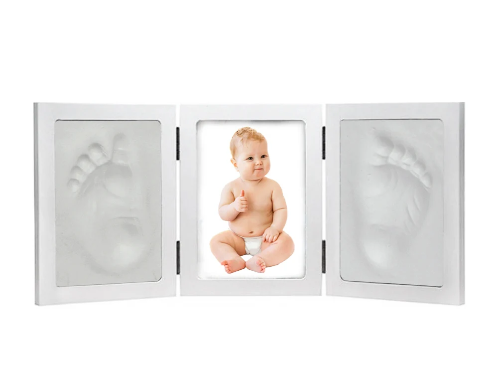 Baby Handprint Footprint Clay Photo Frame Kit - Image 11