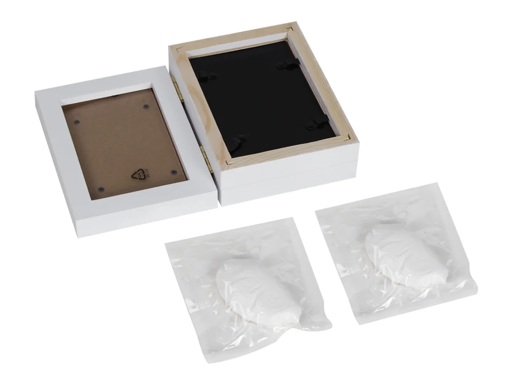 Baby Handprint Footprint Clay Photo Frame Kit - Image 6