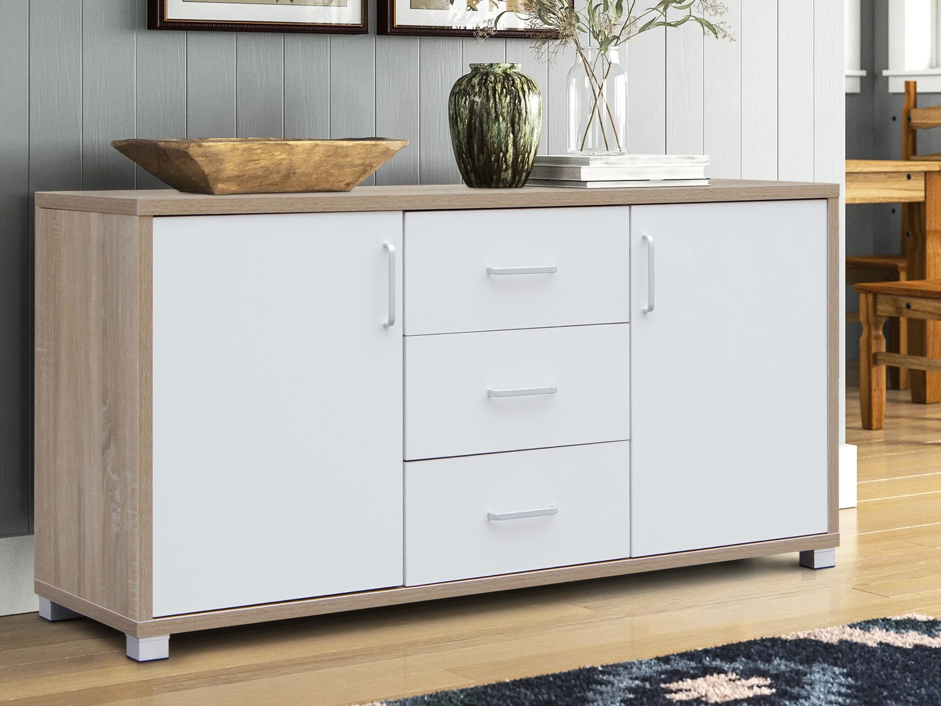 BAIKAL Sideboard Buffet Table - Oak