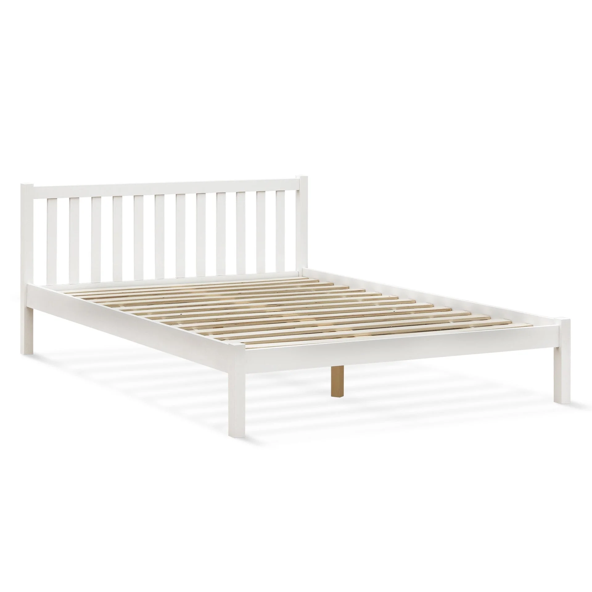 Baker Queen Wooden Bed Frame - White - Image 5