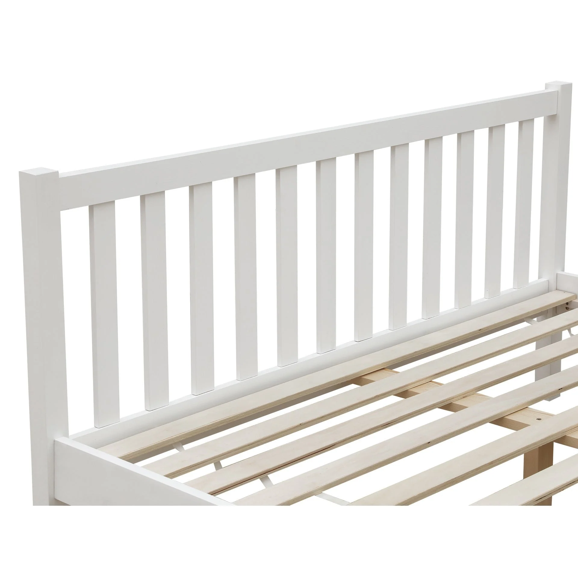 Baker Queen Wooden Bed Frame - White - Image 7