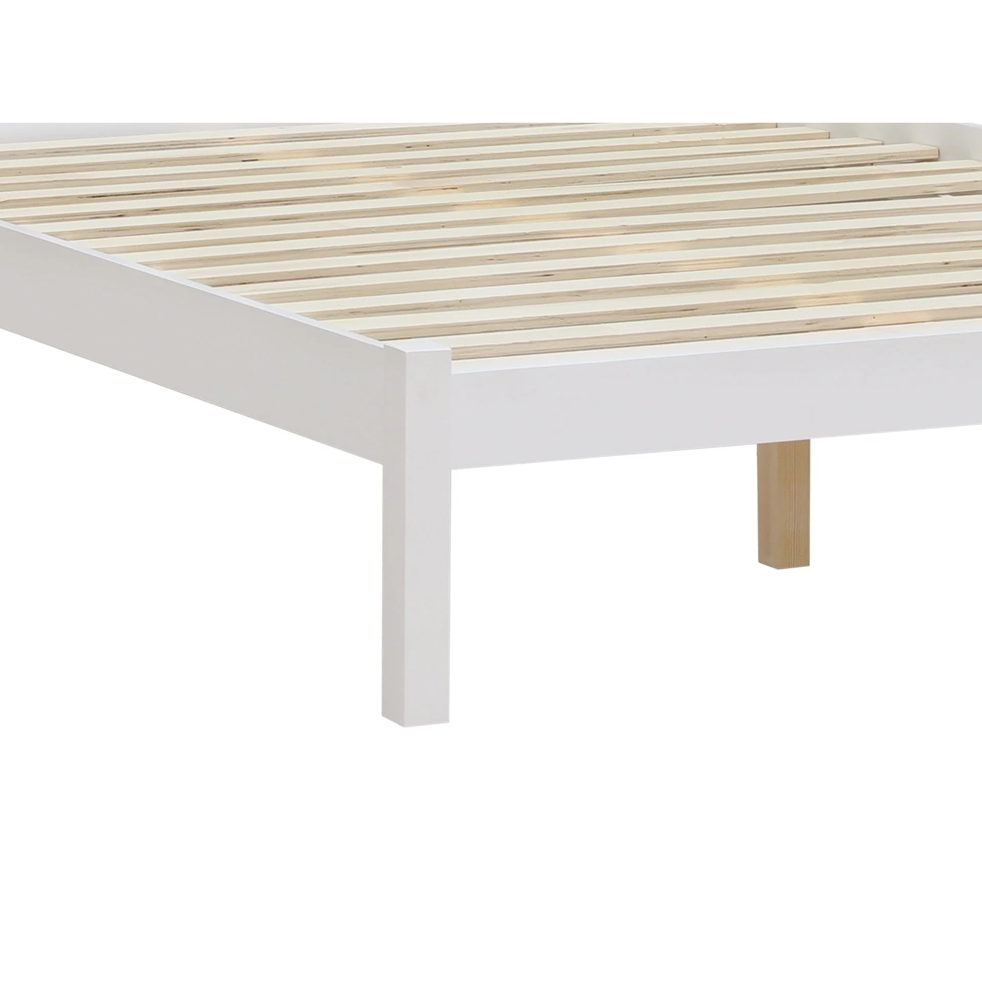 Baker Queen Wooden Bed Frame - White - Image 8