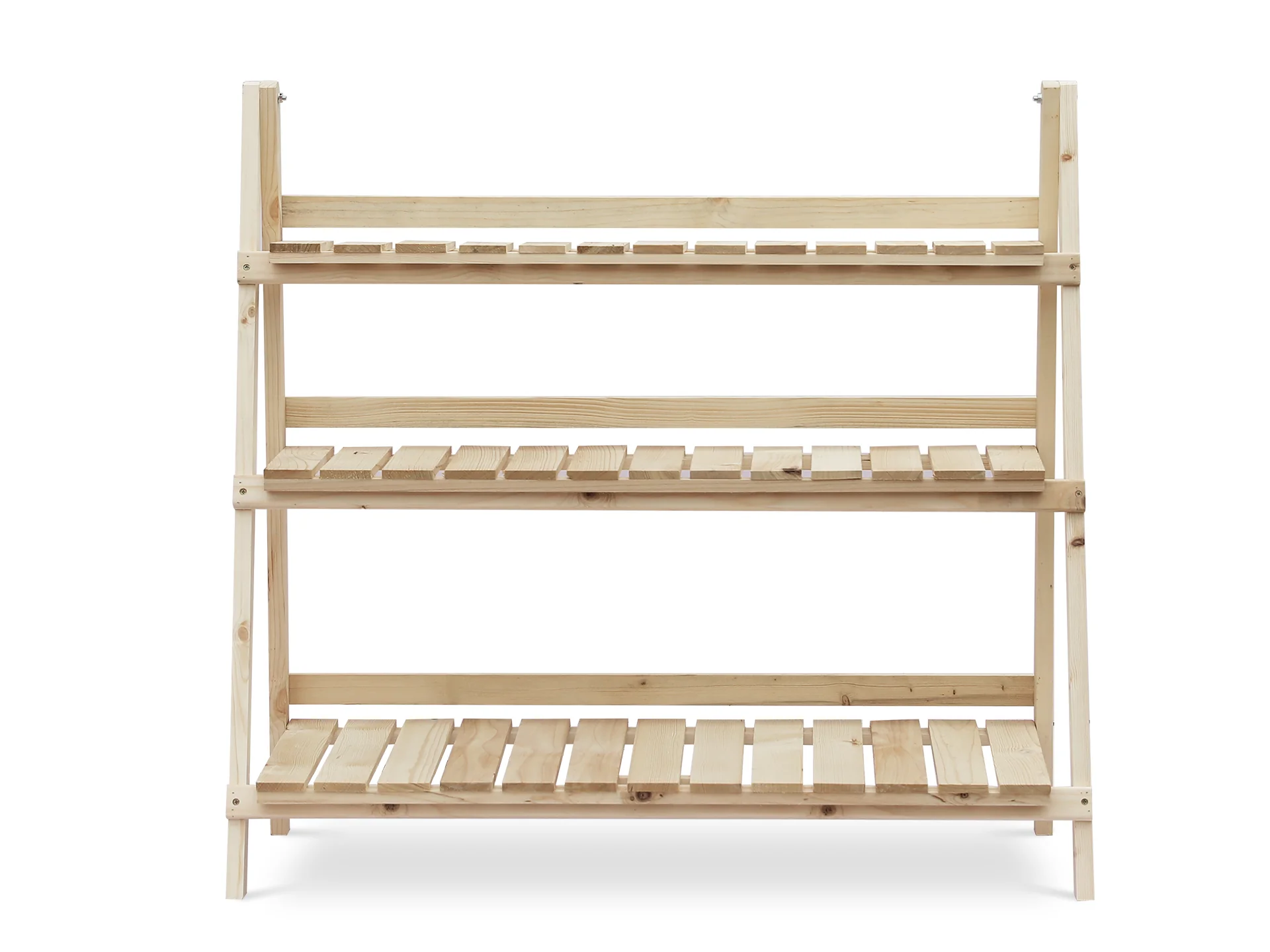 Balaton Ladder Planter Stand 100cm - Oak - Image 3
