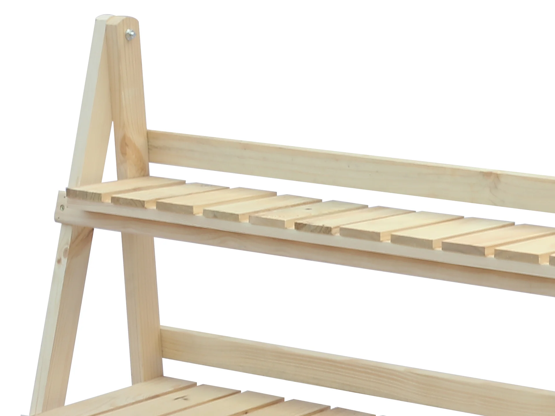 Balaton Ladder Planter Stand 100cm - Oak - Image 5