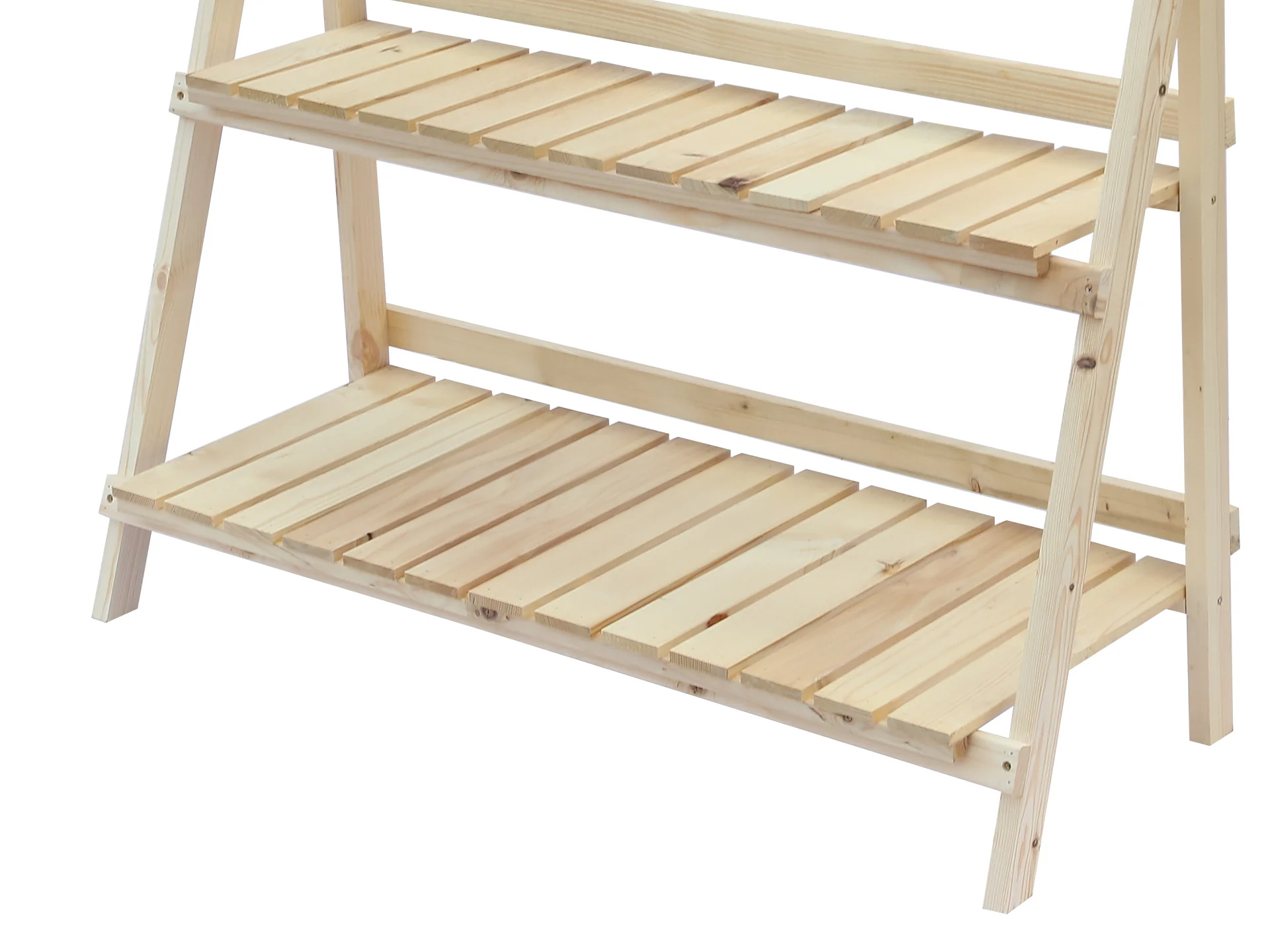 Balaton Ladder Planter Stand 100cm - Oak - Image 6