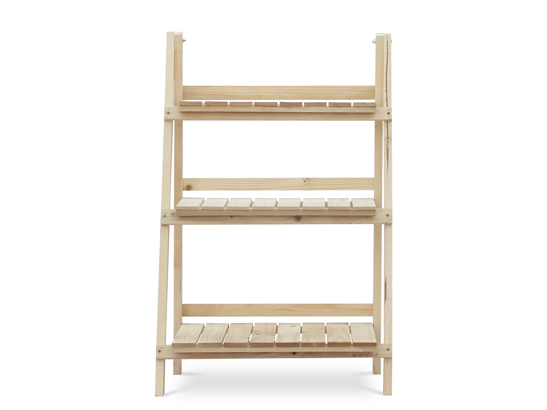 Balaton Ladder Planter Stand 60cm - Oak - Image 3