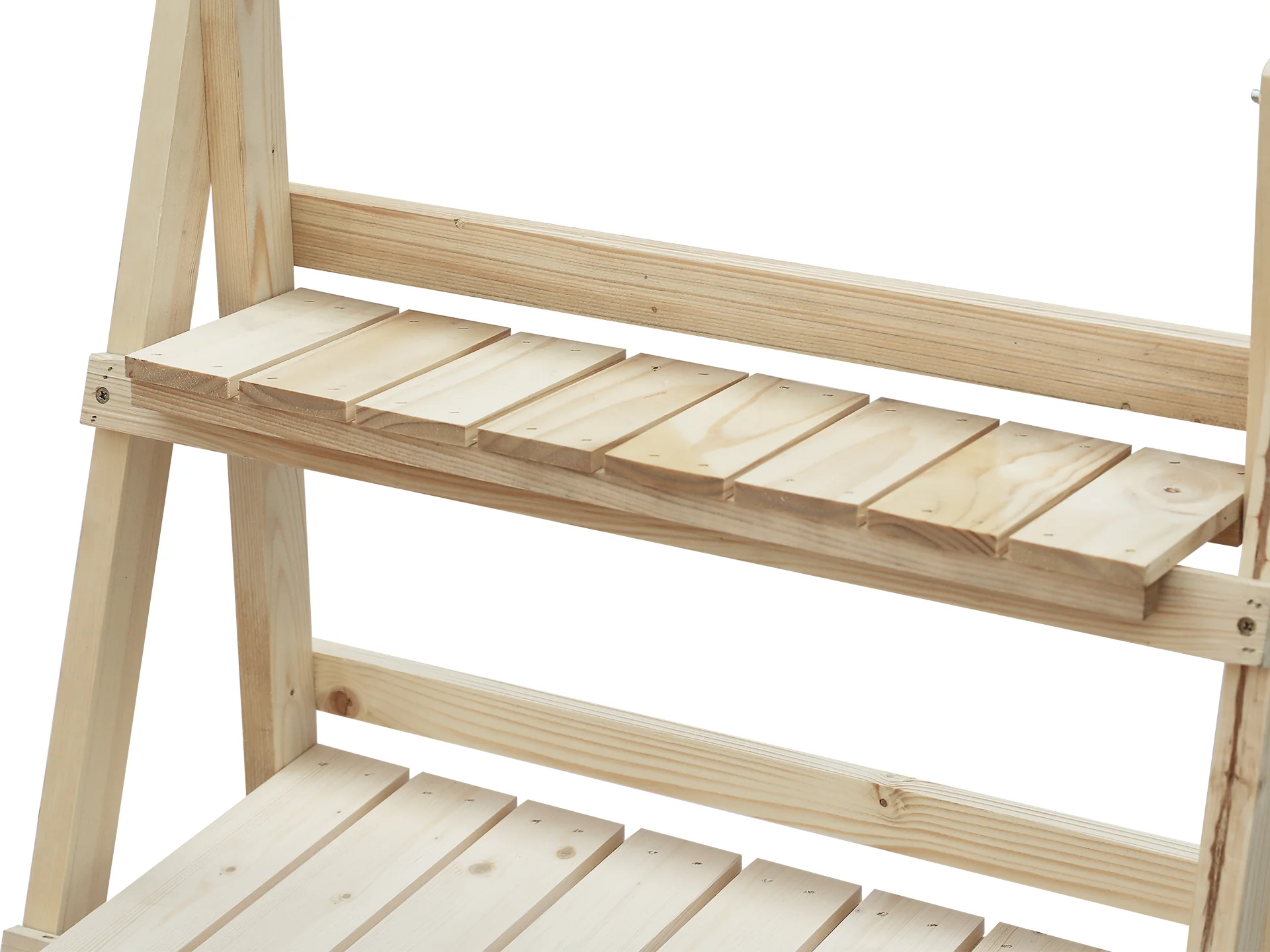 Balaton Ladder Planter Stand 60cm - Oak - Image 5